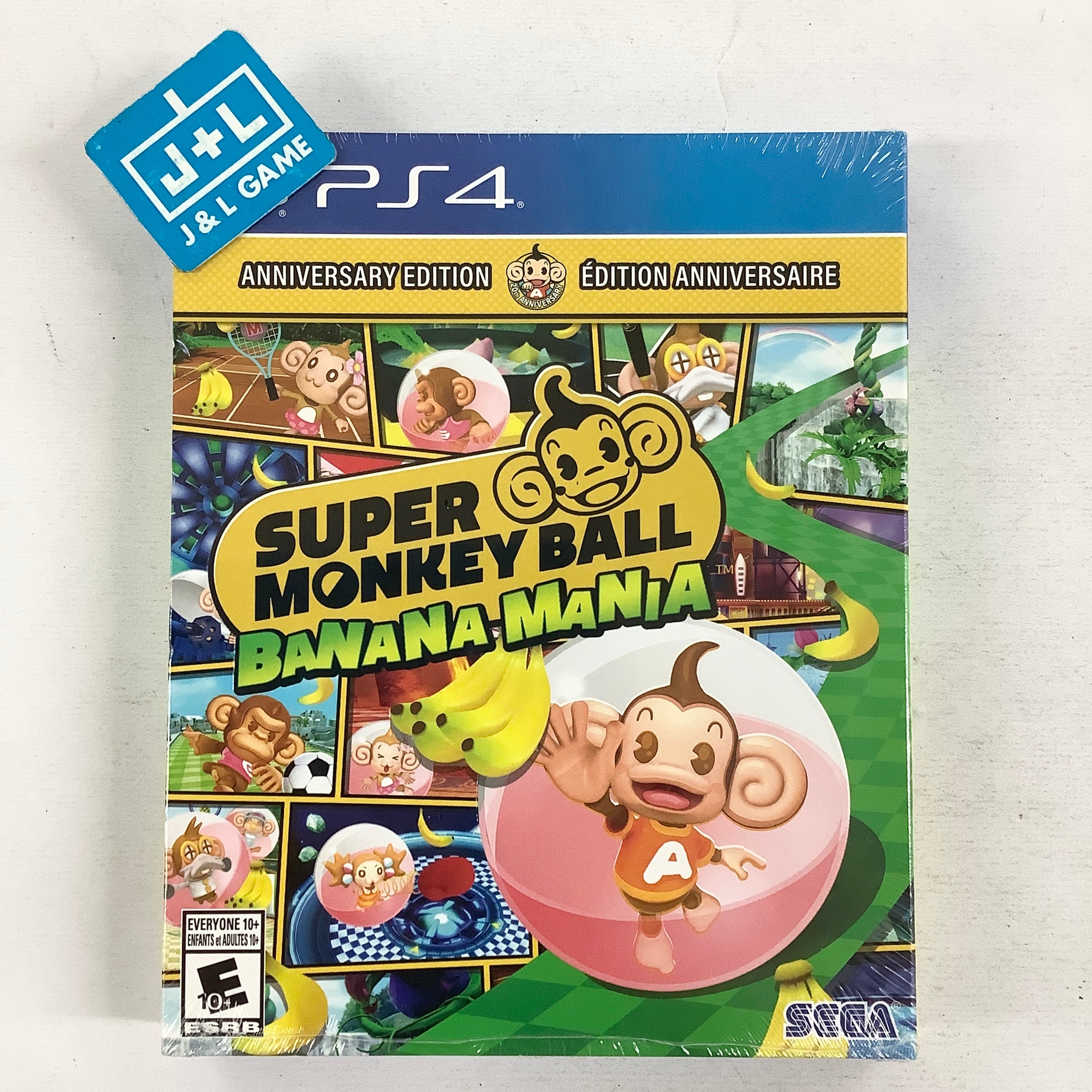 Super Monkey Ball Banana Mania (Anniversary Launch Edition) - (PS4) PlayStation 4 Video Games SEGA