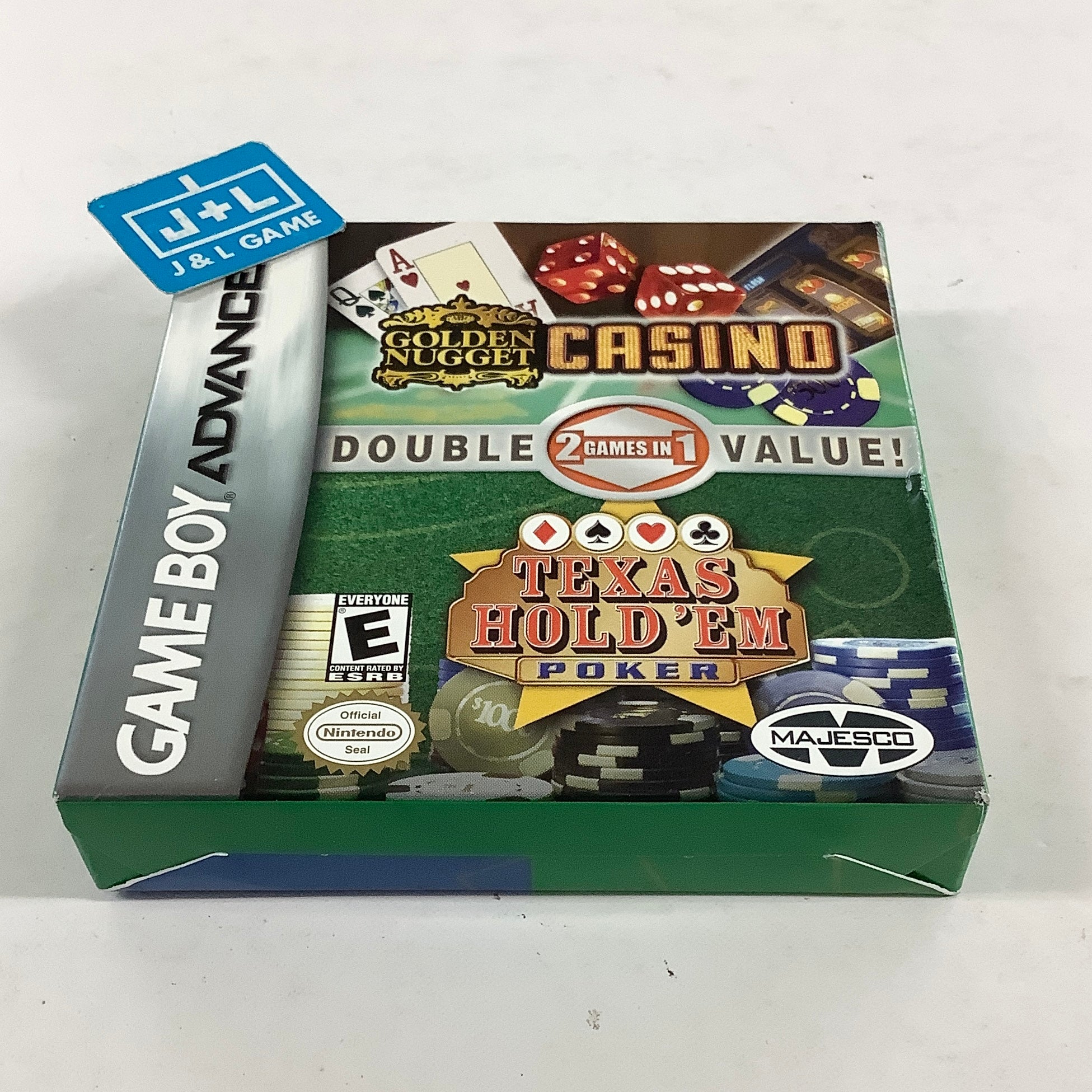 Golden Nugget Casino / Texas Hold 'Em Double Pack - (GBA) Game Boy Advance [Pre-Owned]