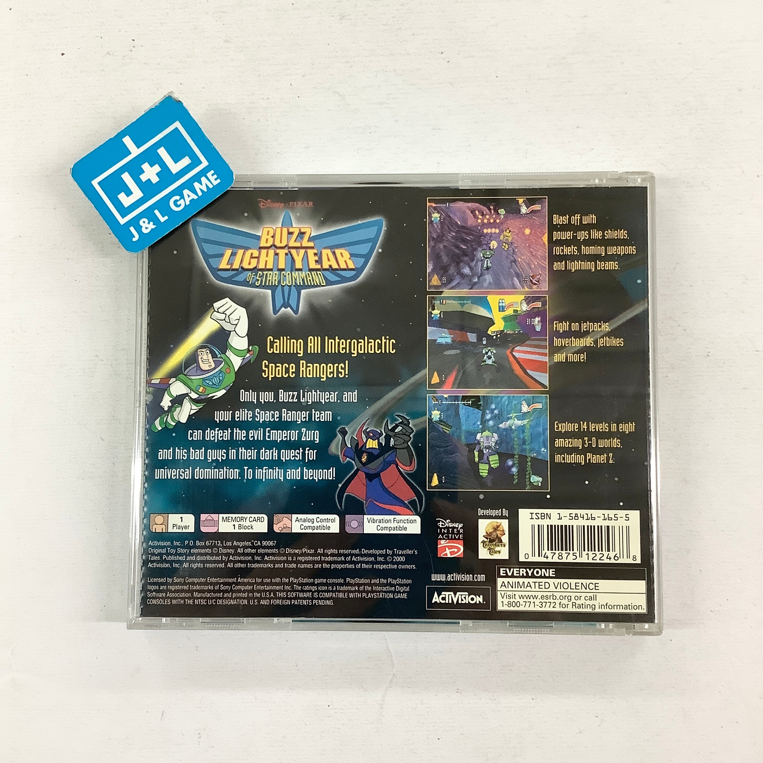 Buzz Lightyear of Star Command - (PS1) PlayStation 1 [Pre-Owned] Video Games Activision
