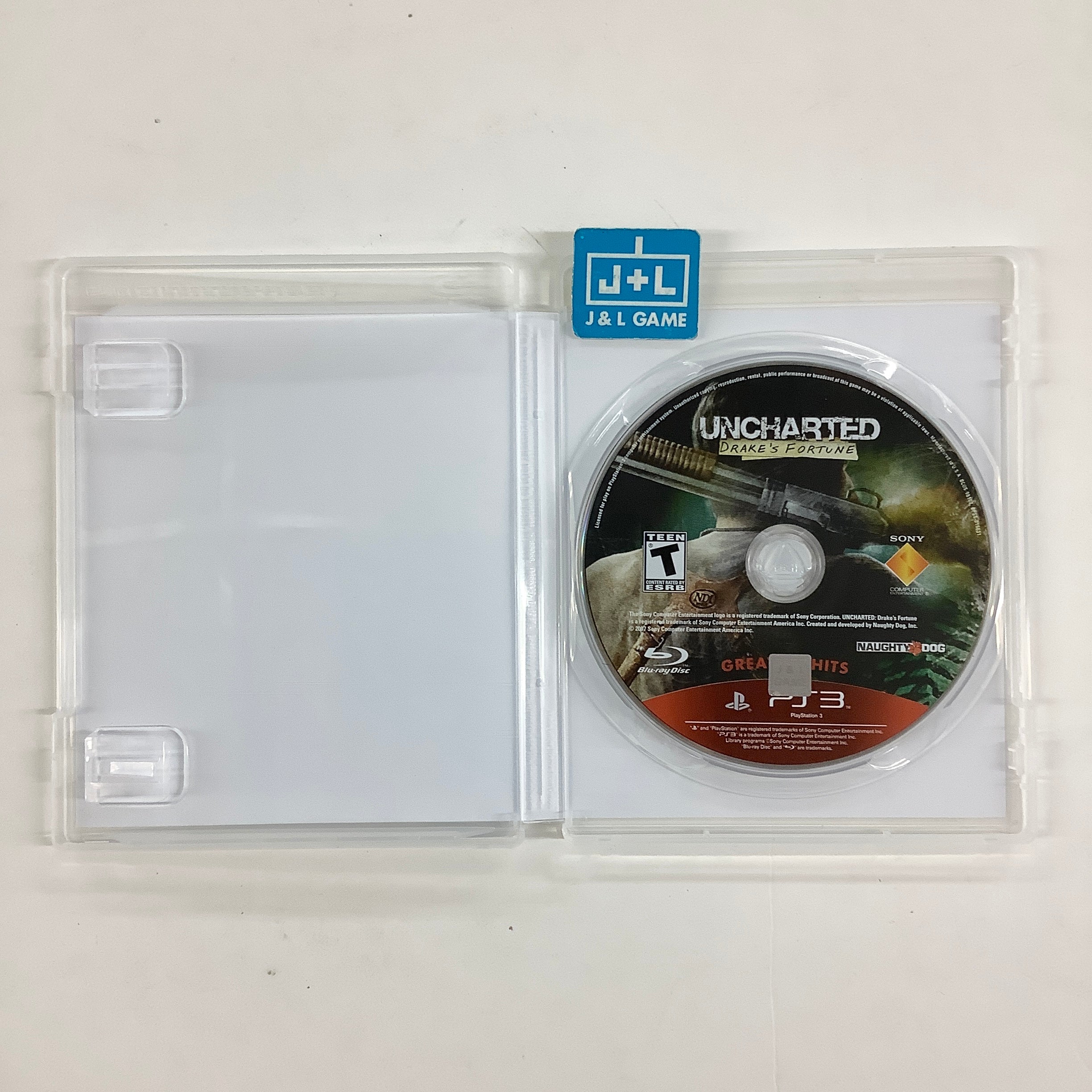 Uncharted: Drake's Fortune (Greatest Hits) - (PS3) PlayStation 3 [Pre-Owned] Video Games SCEA