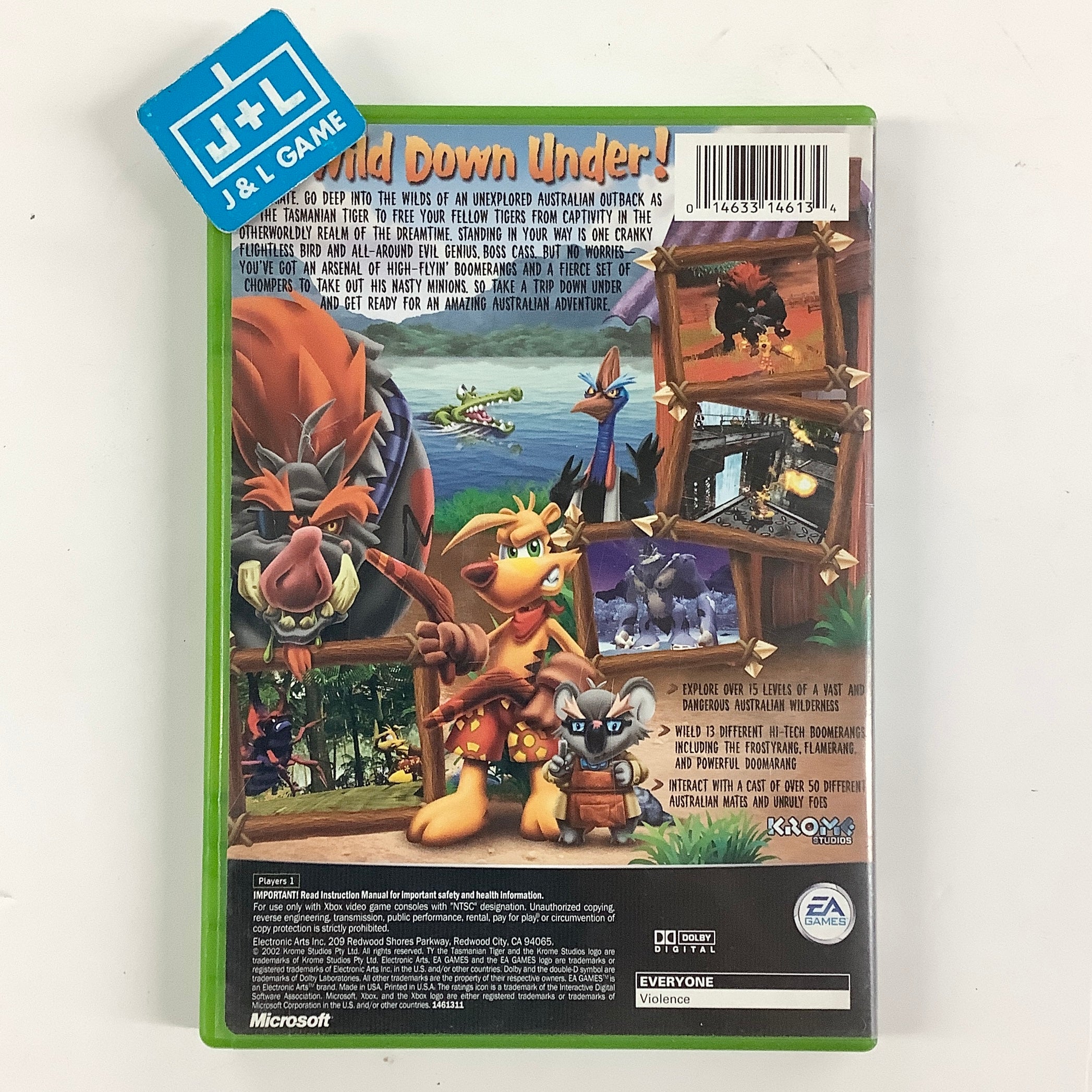 Ty the Tasmanian Tiger - (XB) Xbox [Pre-Owned] Video Games EA Games