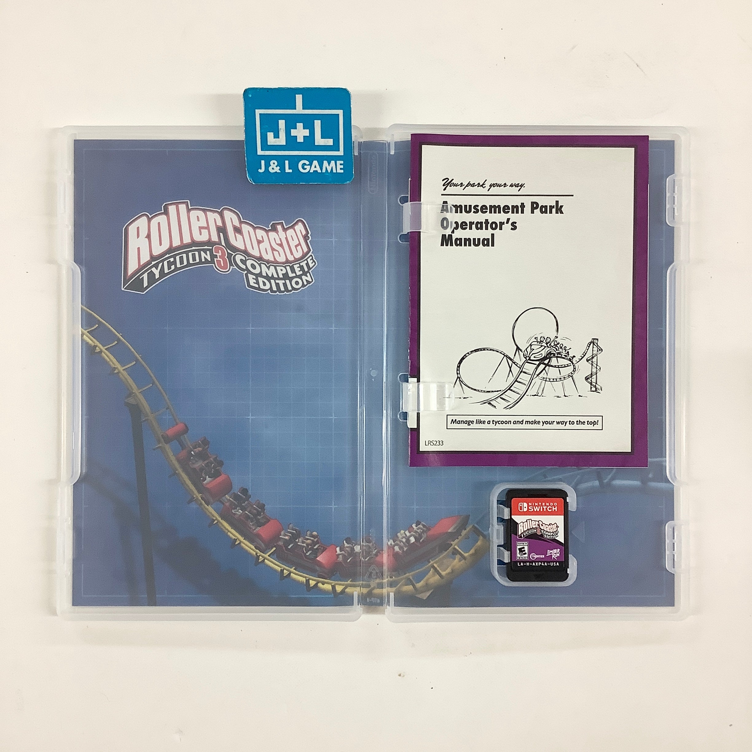 RollerCoaster Tycoon 3: Complete Edition (Limited Run #233) - (NSW) Nintendo Switch [Pre-Owned] Video Games Limited Run