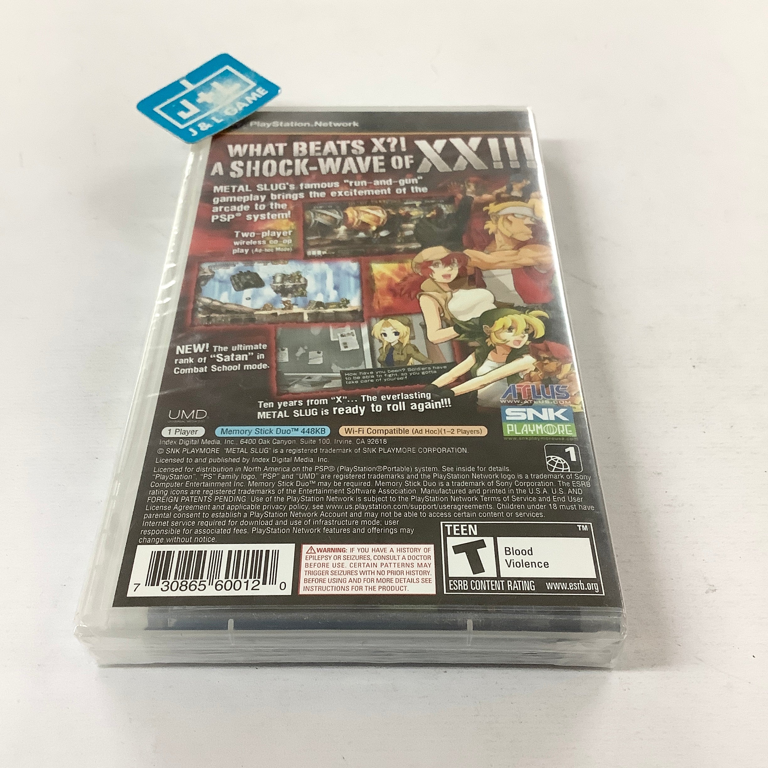 Metal Slug XX - Sony PSP Video Games Atlus   