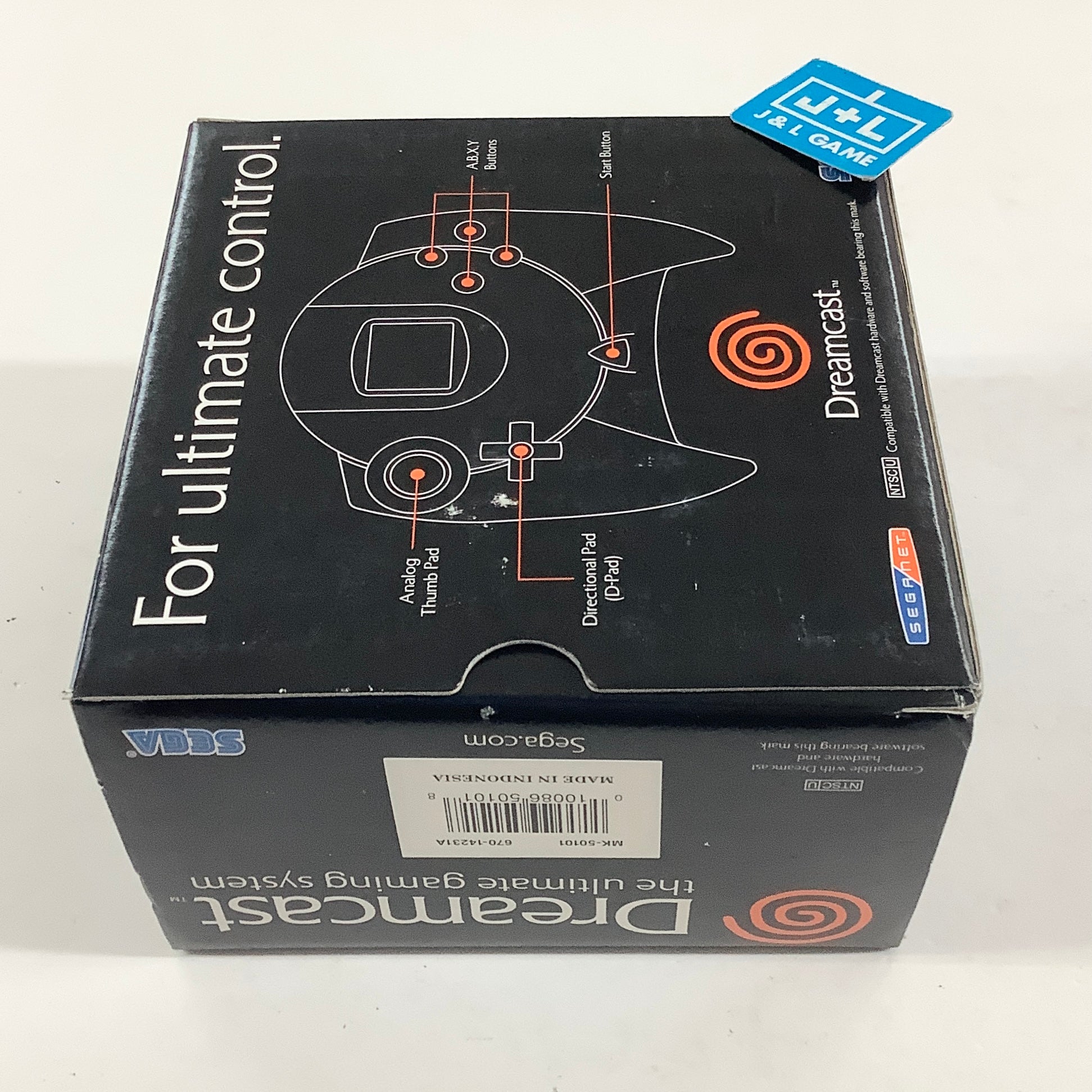 Sega Dreamcast Controller (Clear Blue) - Sega Dreamcast [Pre-Owned] Accessories SEGA