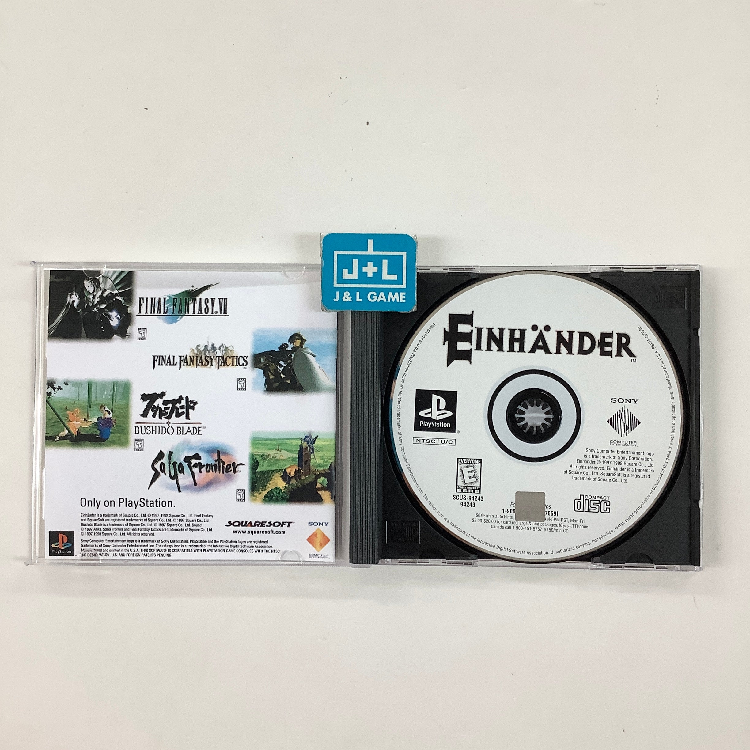 Einhander - (PS1) PlayStation 1 [Pre-Owned] Video Games SCEA