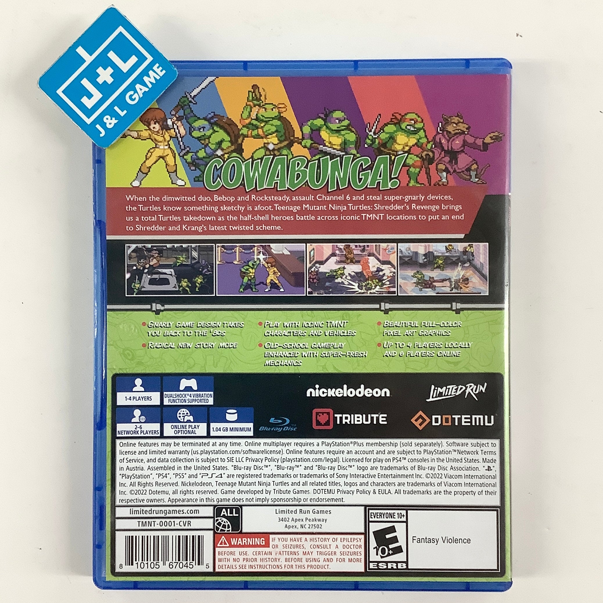 Teenage Mutant Ninja Turtles: Shredder's Revenge - (PS4) PlayStation 4 [Pre-Owned]