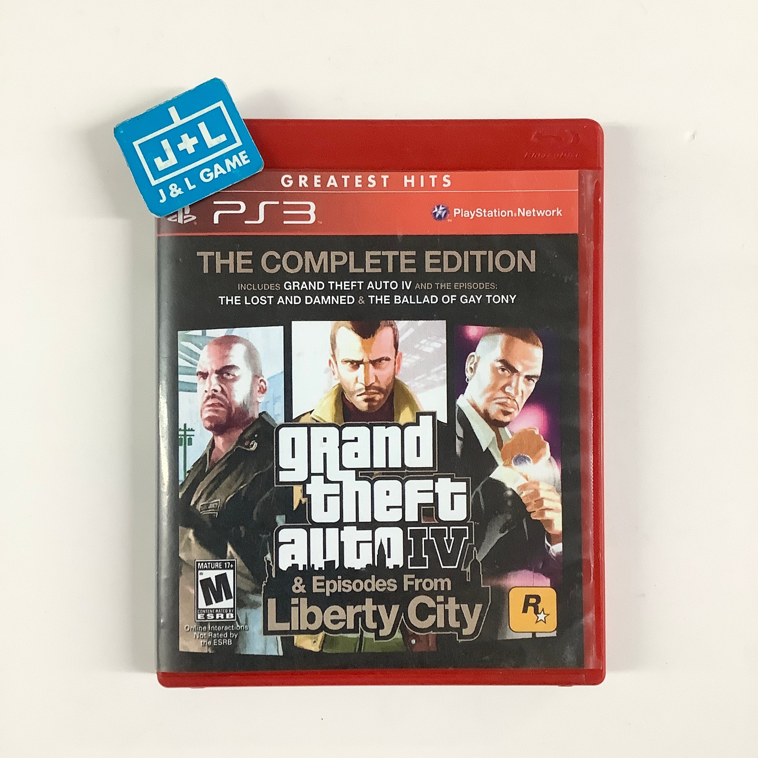 Grand Theft Auto IV & Episodes from Liberty City: The Complete Edition (Greatest Hits) - (PS3) PlayStation 3 [Pre-Owned] Video Games Rockstar Games