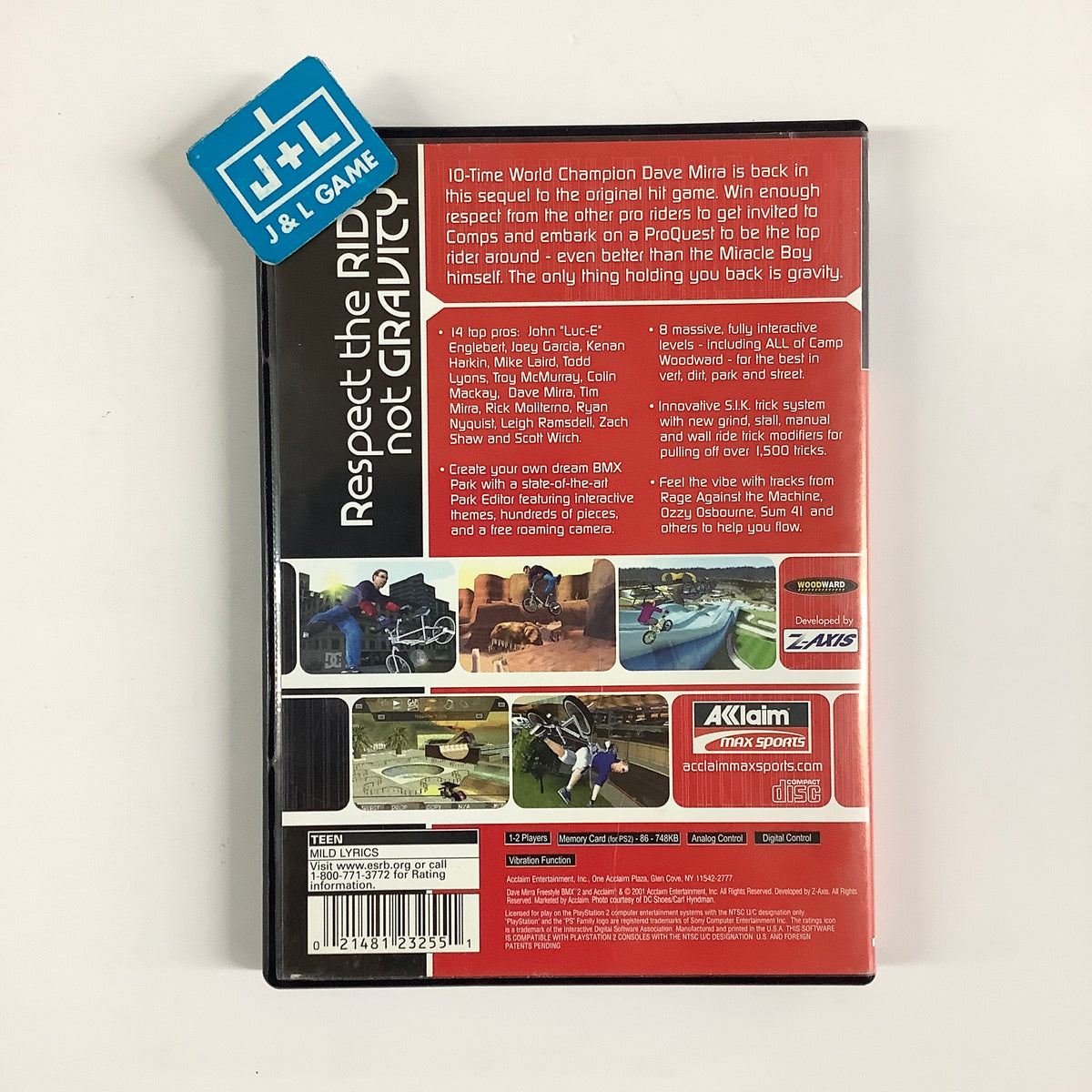 Dave Mirra Freestyle BMX 2 - (PS2) PlayStation 2 [Pre-Owned] Video Games Acclaim