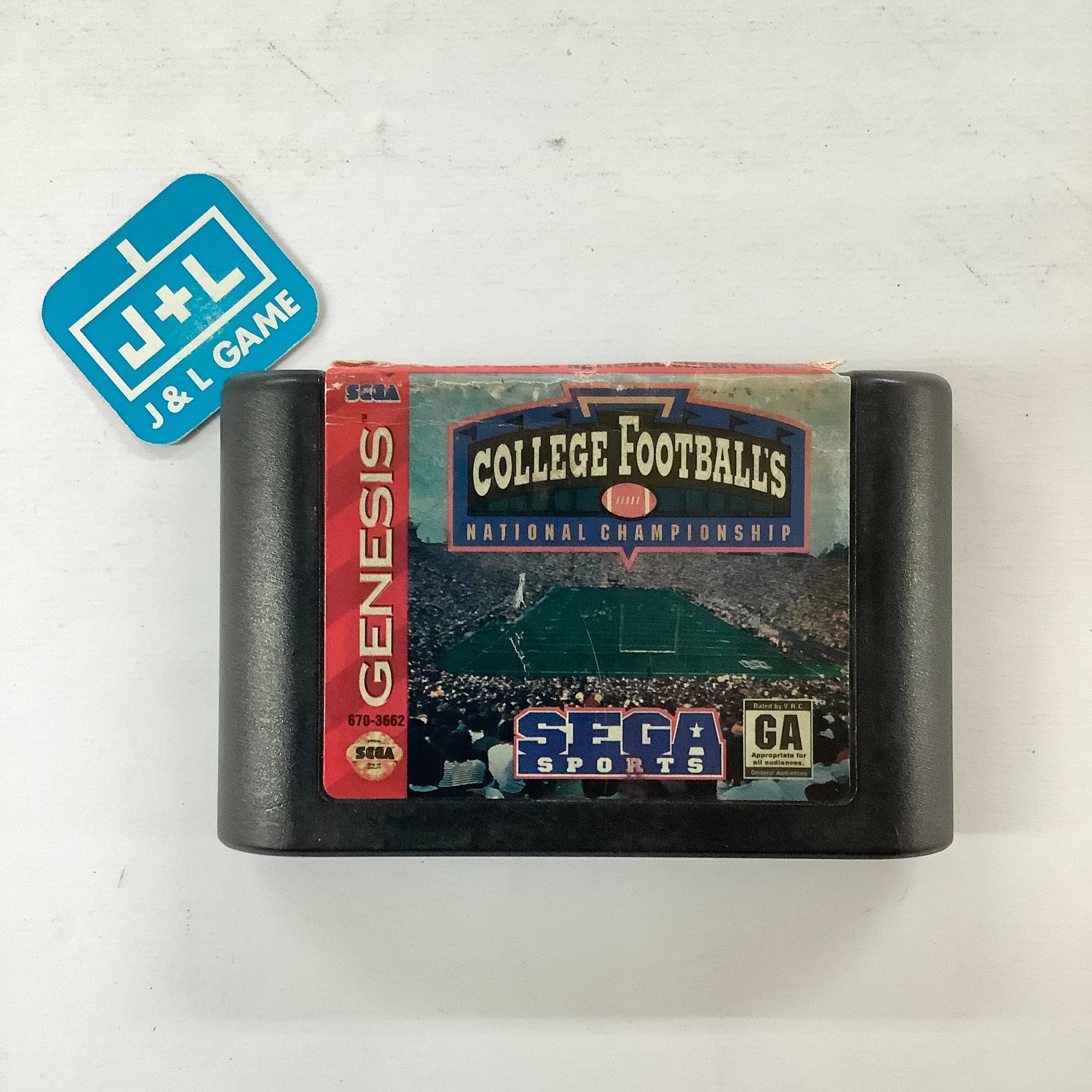 College Football's National Championship - (SG) SEGA Genesis [Pre-Owned] Video Games Sega   