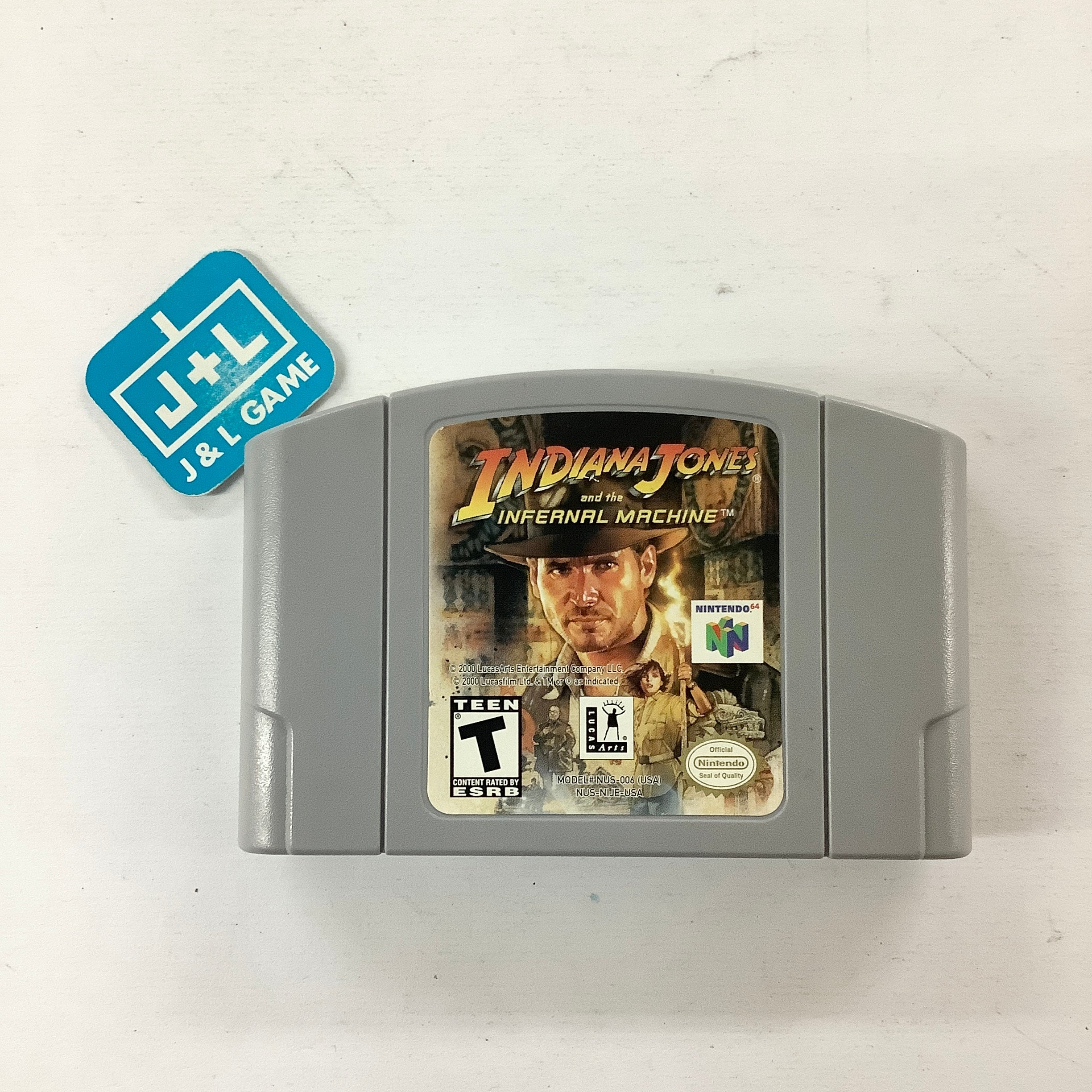 Indiana Jones and the Infernal Machine - (N64) Nintendo 64 [Pre-Owned] Video Games LucasArts   