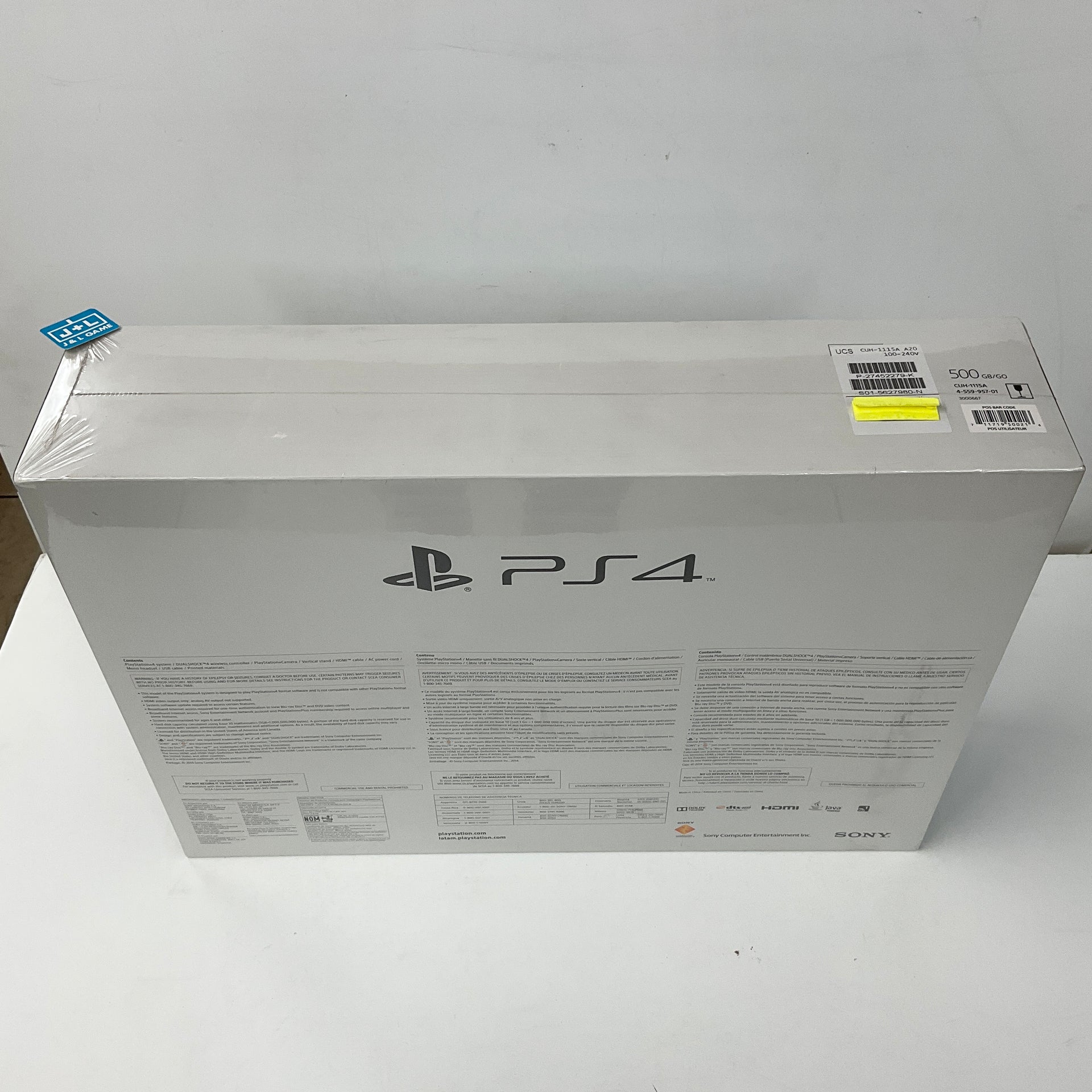 Sony Playstation 4 Console (20th Anniversary Edition) (PS4) PlayStat J&L Game