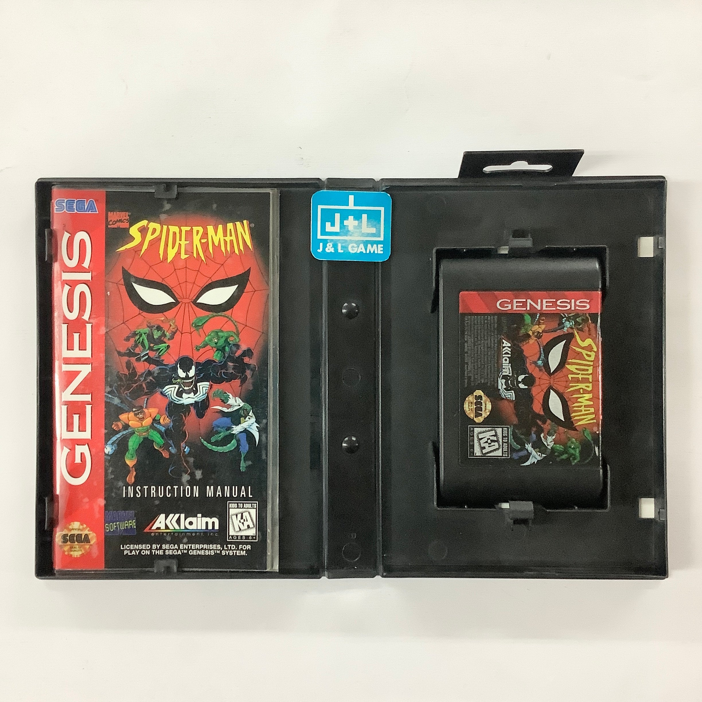 ジャンケンマン　SEGA 1990年製造 Spider-Man (Animated Series) - (SG) SEGA Genesis [Pre-Owned] | J&L