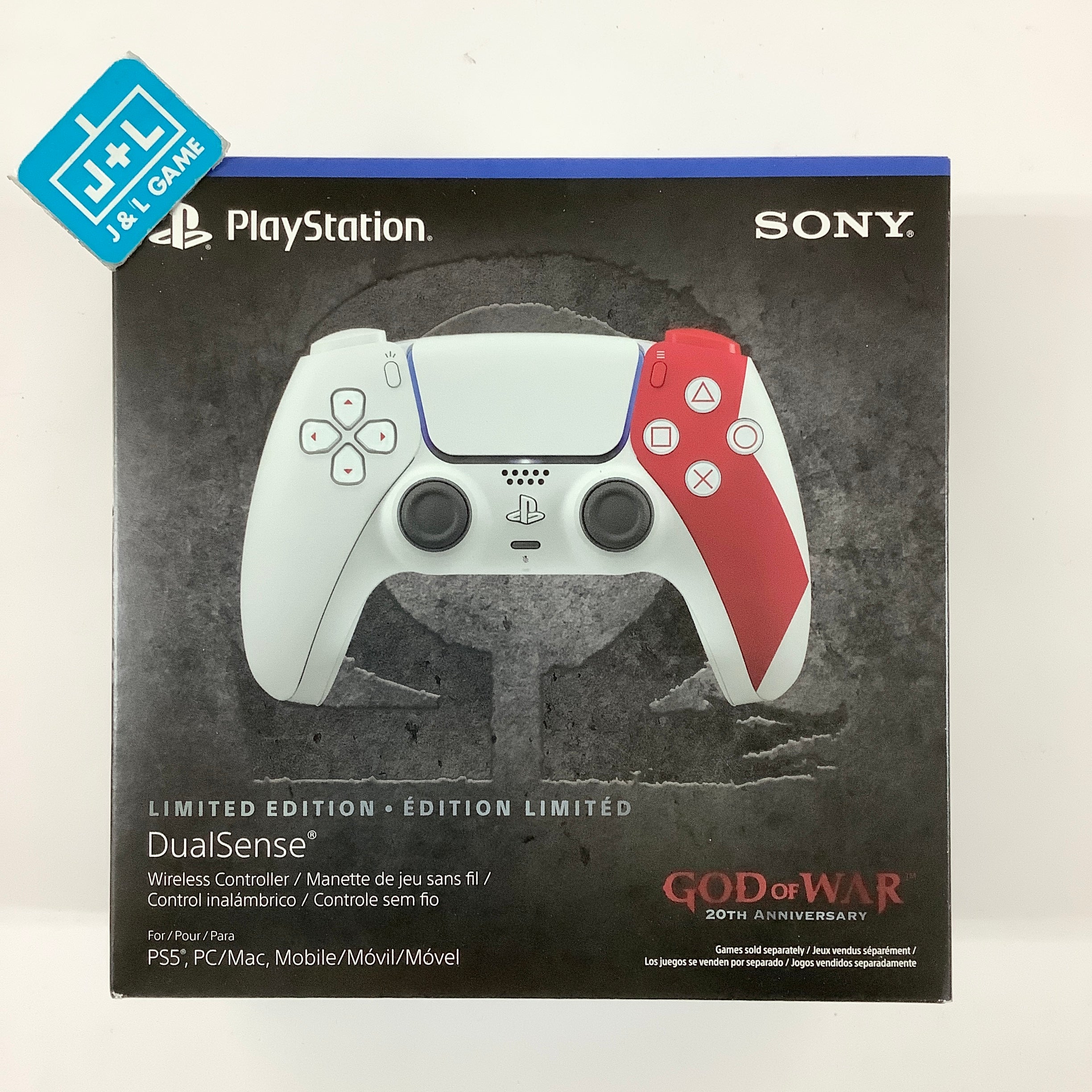 SONY PlayStation 5 DualSense Wireless Controller (God of War™ 20th Anniversary Limited Edition) - (PS5) PlayStation 5 ACCESSORIES SONY