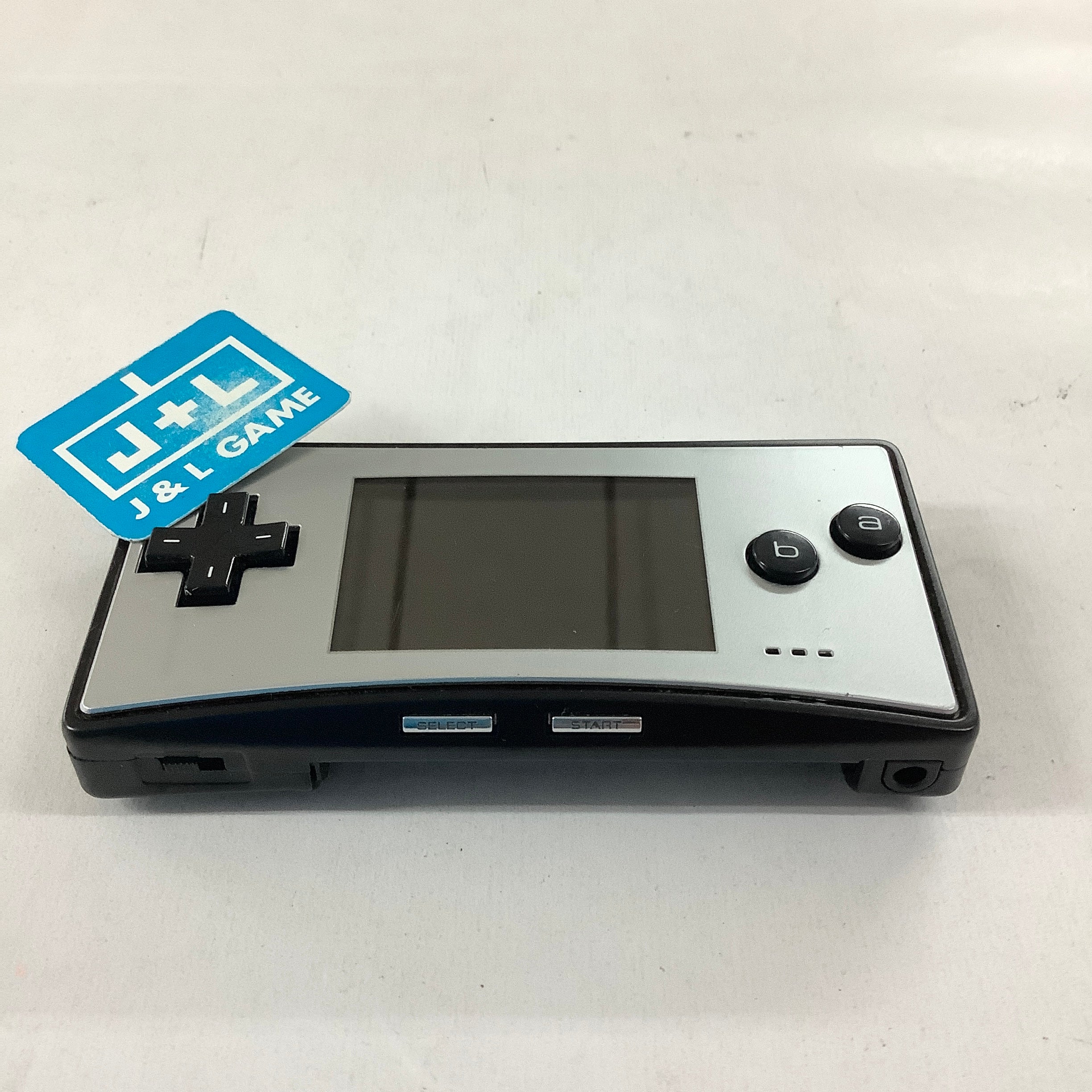 Game Boy Micro (Black with Silver Faceplate) - (GBA) Game Boy Advance [Pre-Owned] Consoles Nintendo