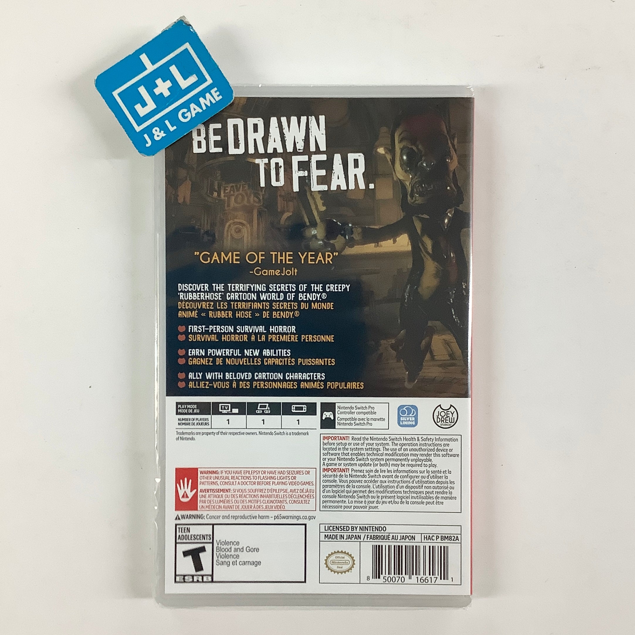 Bendy and the Dark Revival - (NSW) Nintendo Switch Video Games Silver Lining Interactive