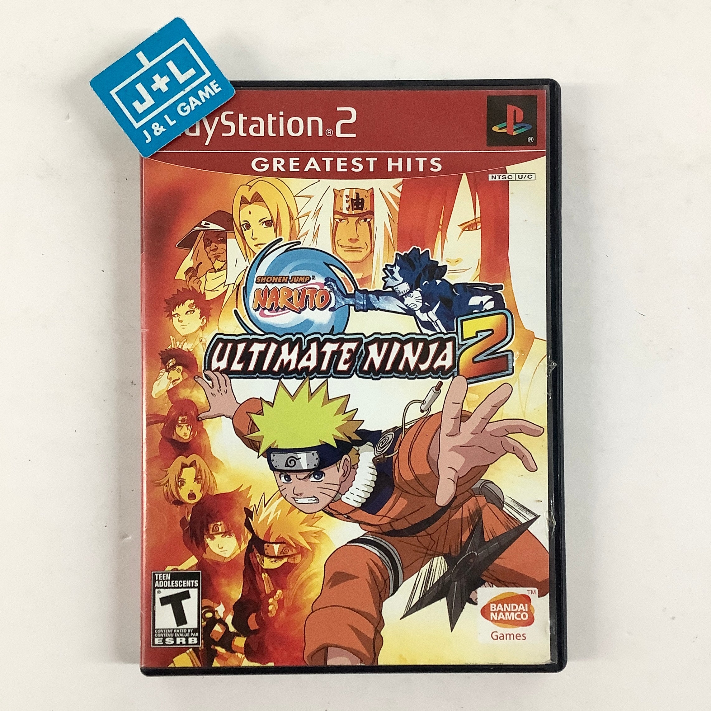 Naruto: Ultimate Ninja 2 (Greatest Hits) - (PS2) PlayStation 2 [Pre-Owned] Video Games Namco Bandai Games