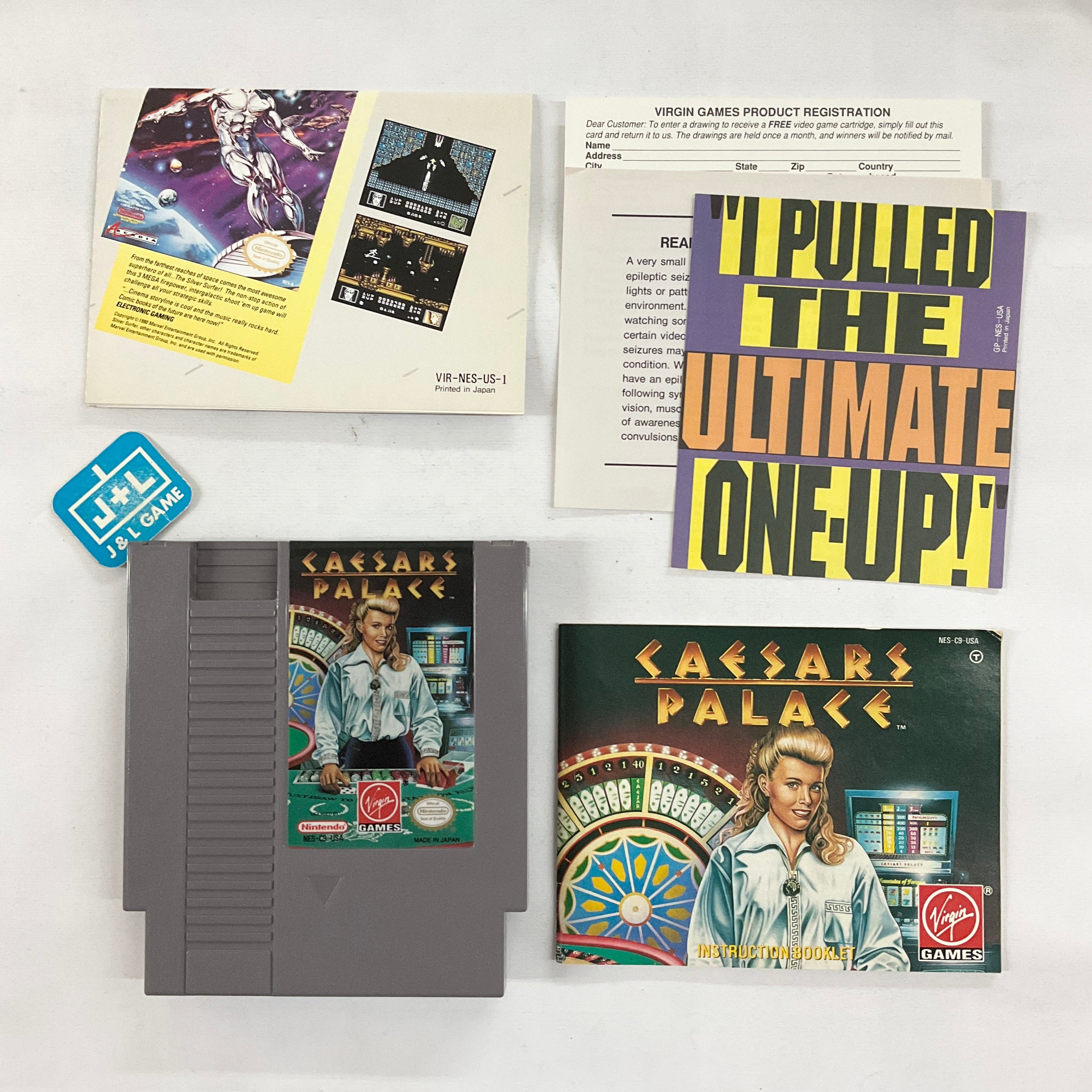 Caesars Palace - (NES) Nintendo Entertainment System [Pre-Owned