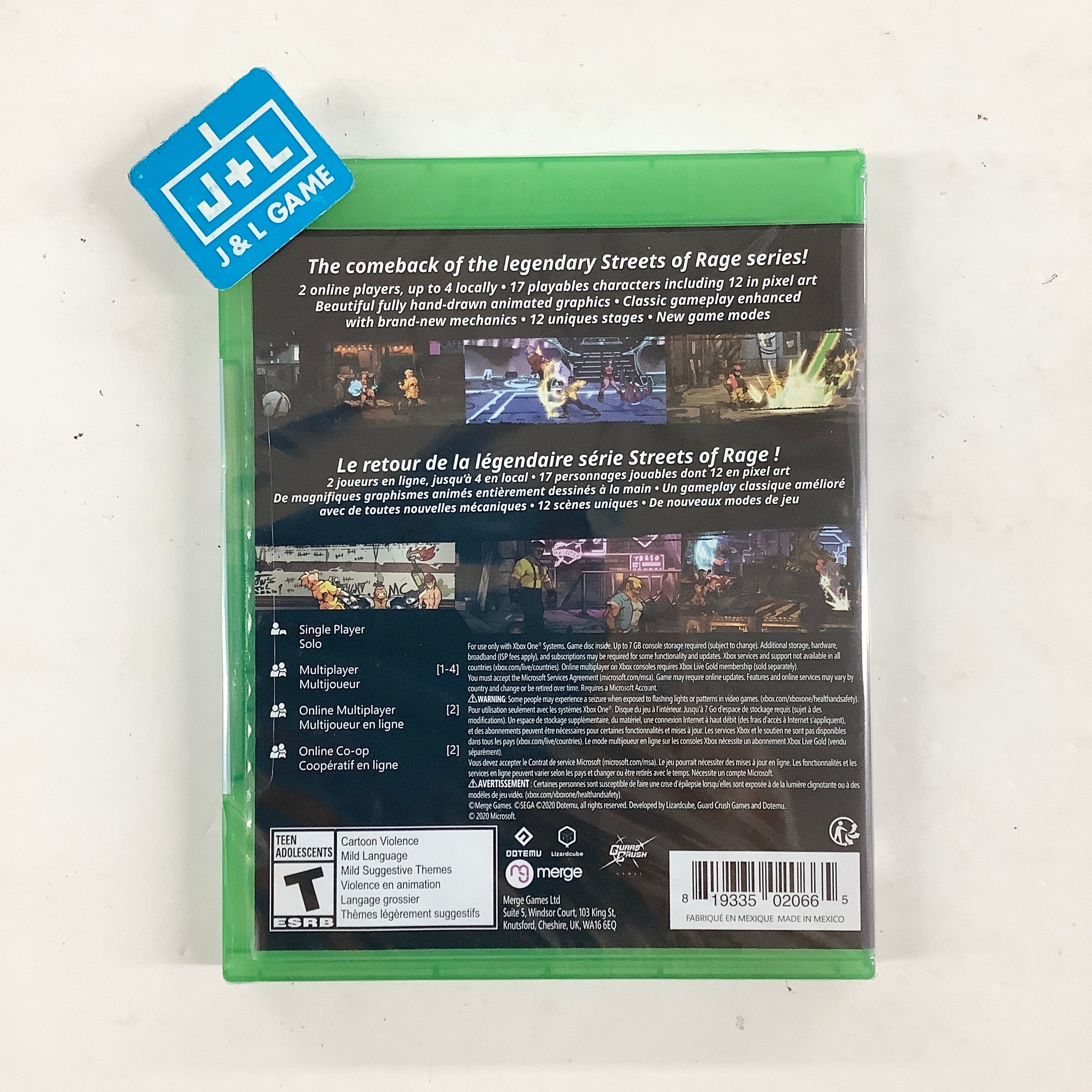 Streets of Rage 4 (With Artbook and Keyring) - (XB1) Xbox One Video Games Merge Games