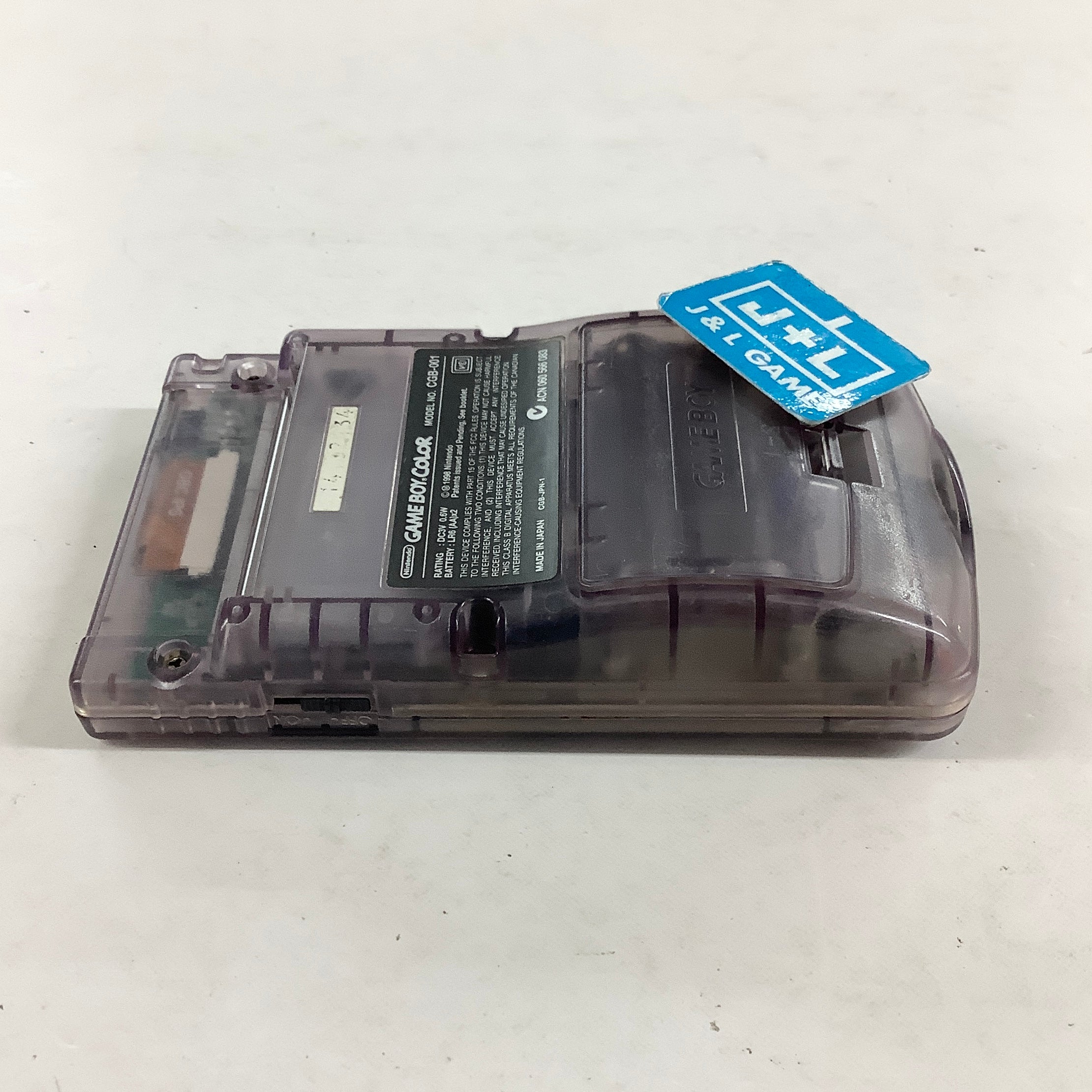 Nintendo Game Boy Color Console (Atomic Purple With Backlight) - (GBC) Game Boy Color [Pre-Owned] Consoles Nintendo