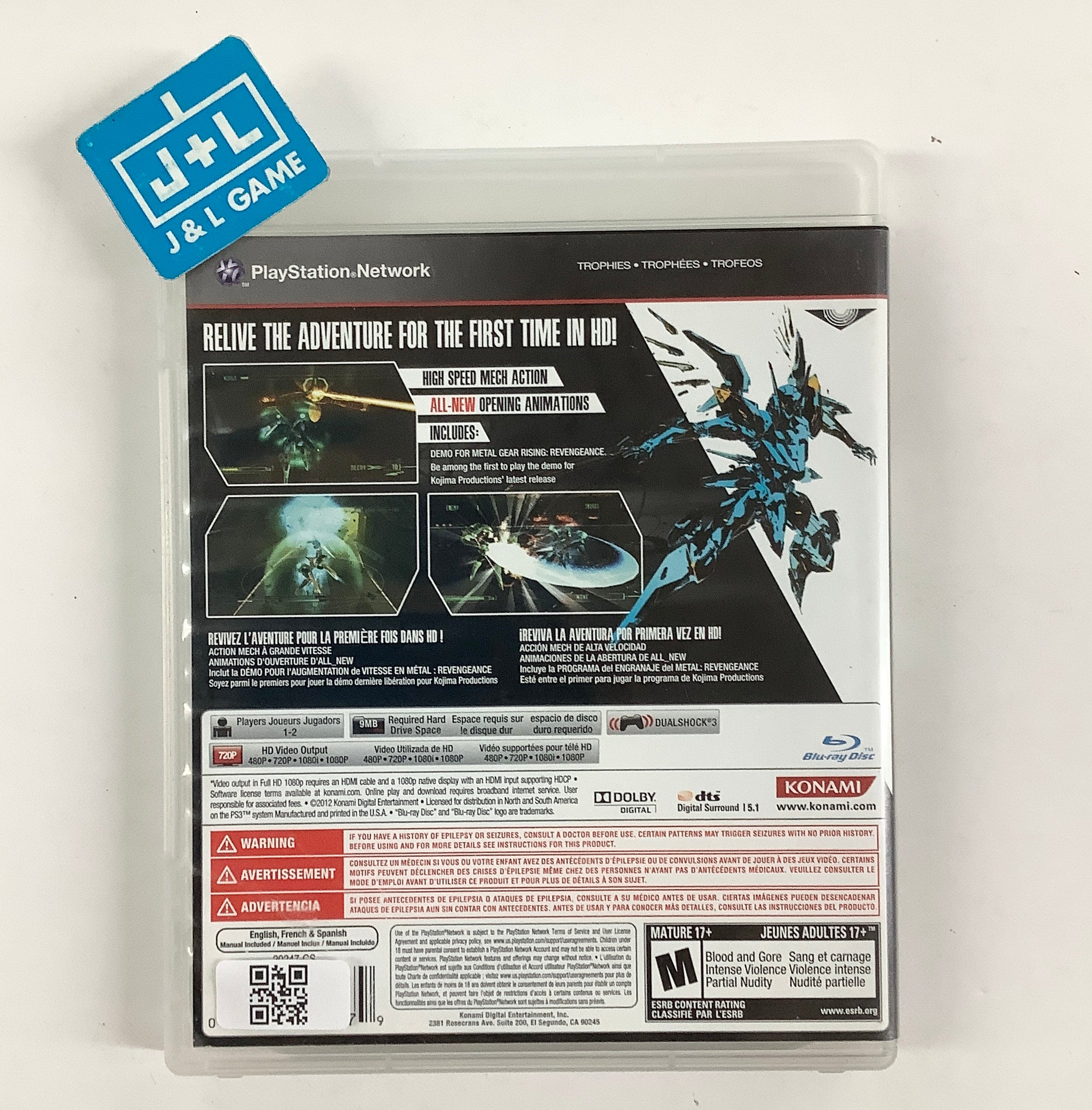 Zone of the Enders HD Collection - (PS3) PlayStation 3 [Pre-Owned] Video Games Konami