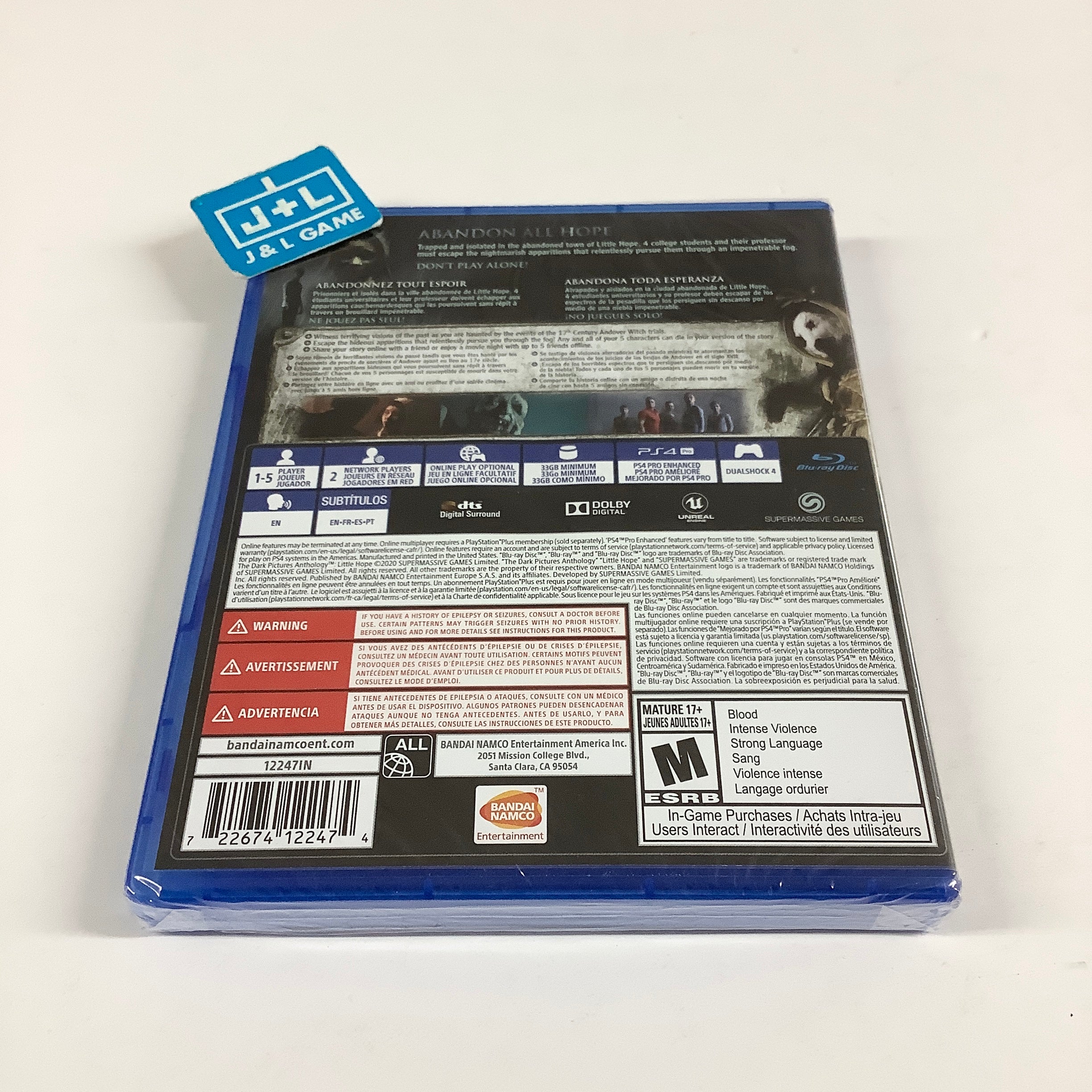 The Dark Pictures Anthology: Little Hope - (PS4) PlayStation 4
