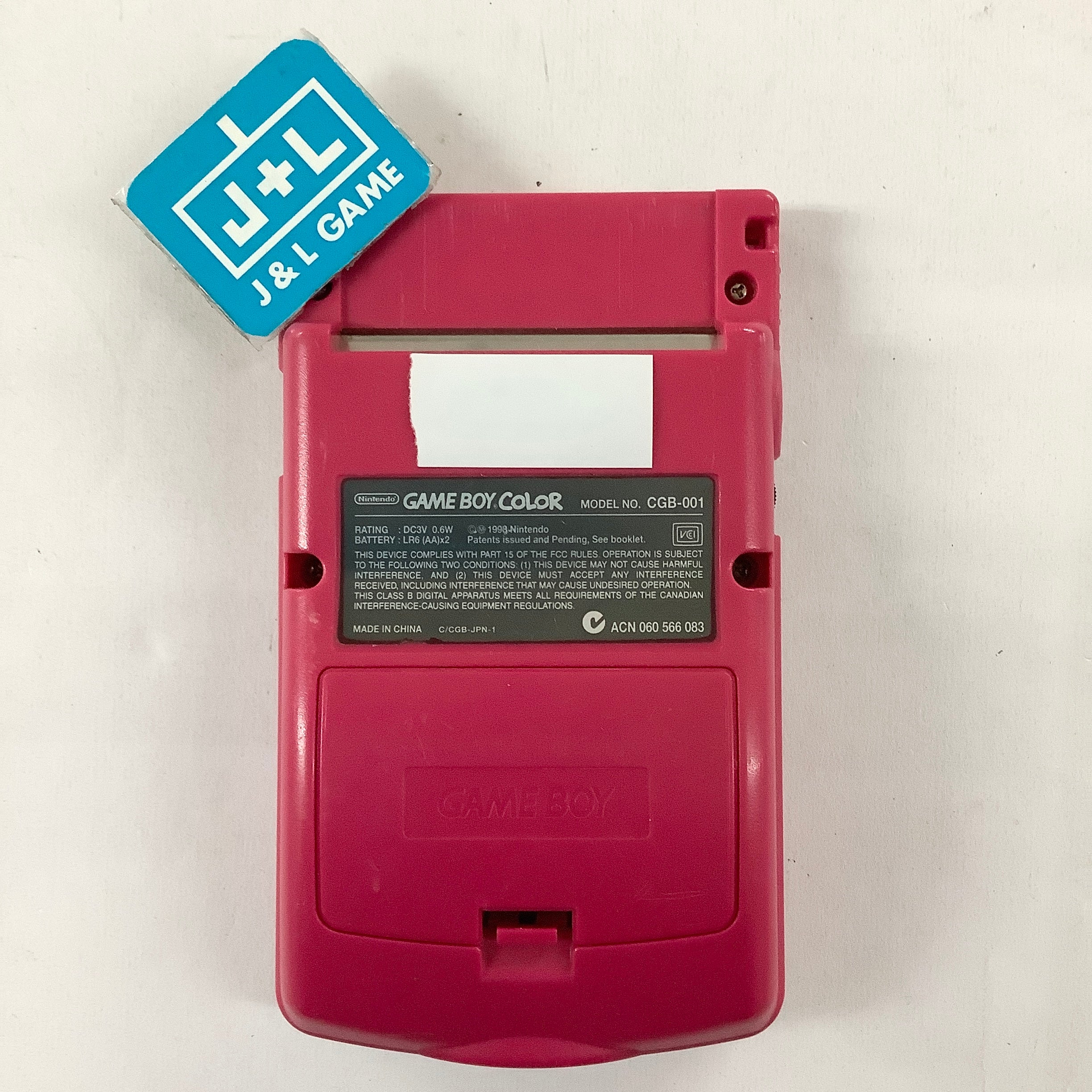 Nintendo Game Boy Color Console (Berry with Backlight) - (GBC) Game Boy Color [Pre-Owned] Consoles Nintendo