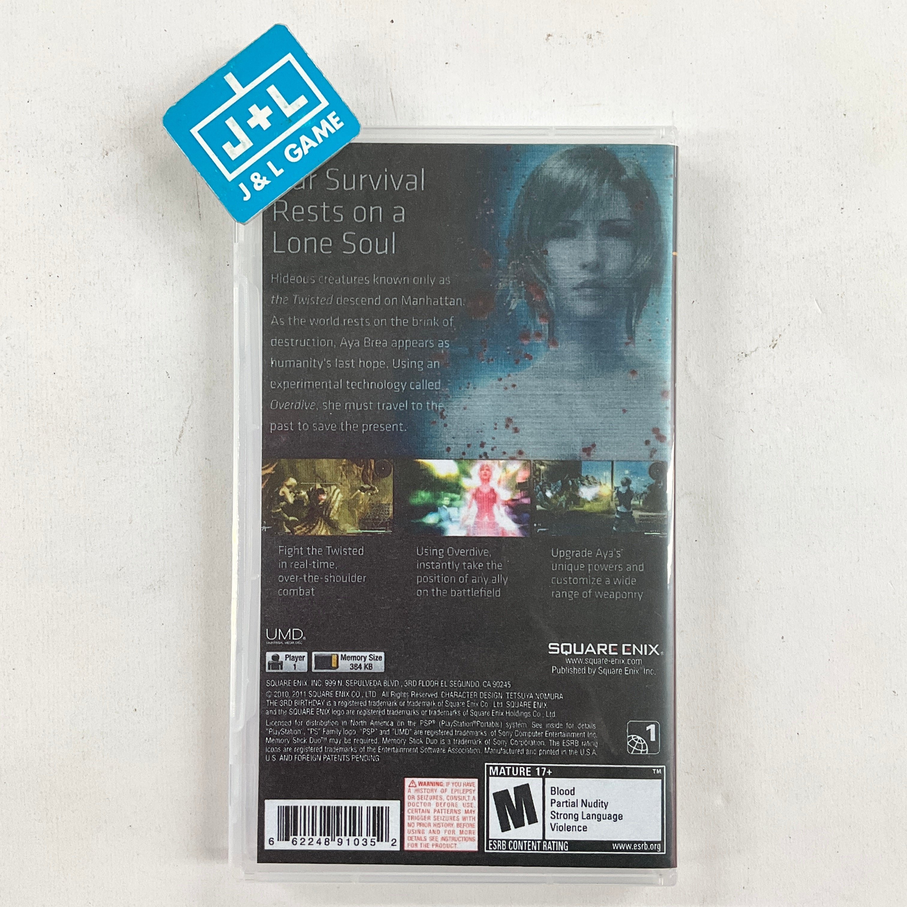 The 3rd Birthday - Sony PSP [Pre-Owned] Video Games Square Enix