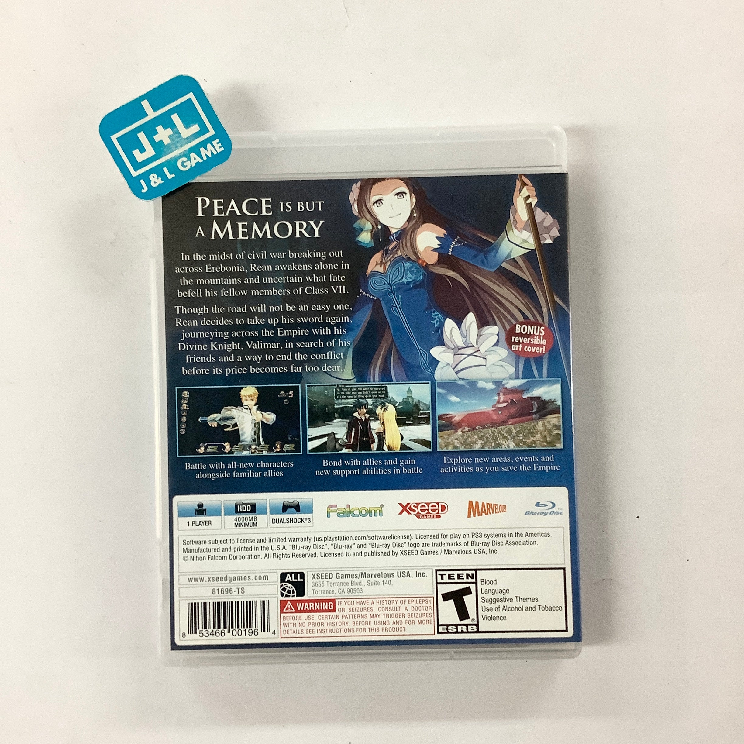 The Legend of Heroes: Trails of Cold Steel II - (PS3) PlayStation 3 [Pre-Owned] Video Games XSEED Games   