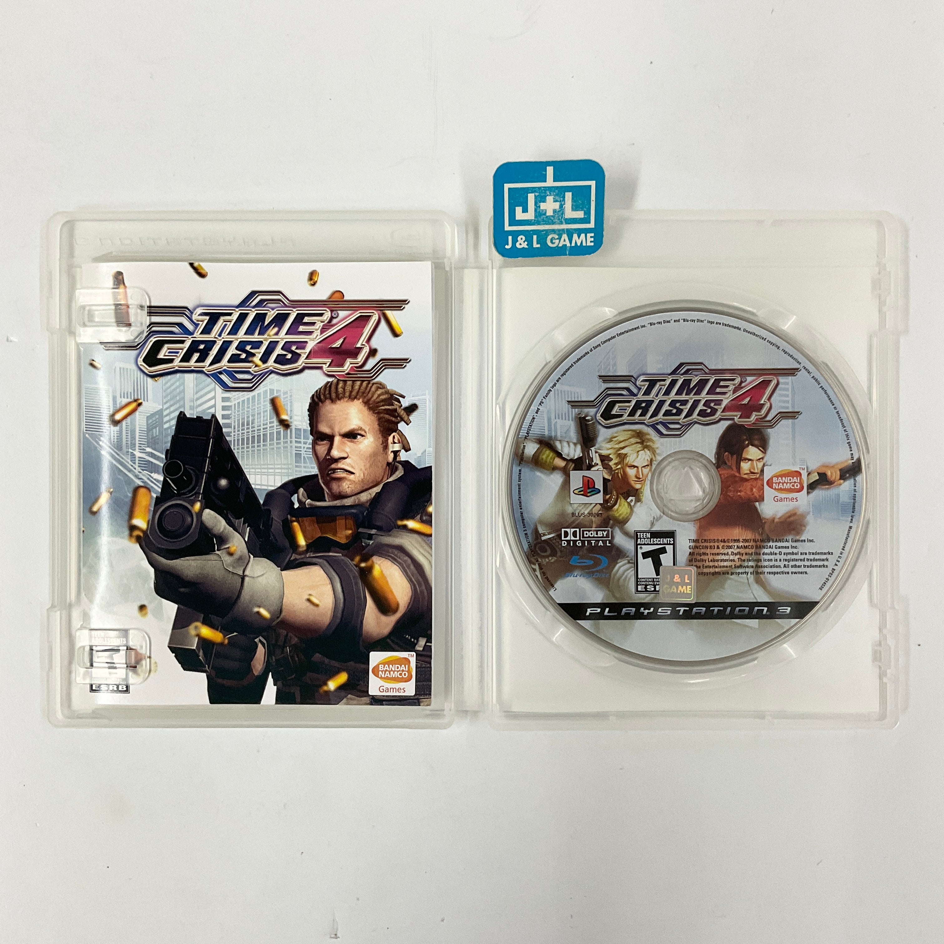 Time Crisis 4 (Includes Guncon 3) - (PS3) Playstation 3 [Pre-Owned] Video Games BANDAI NAMCO Entertainment   