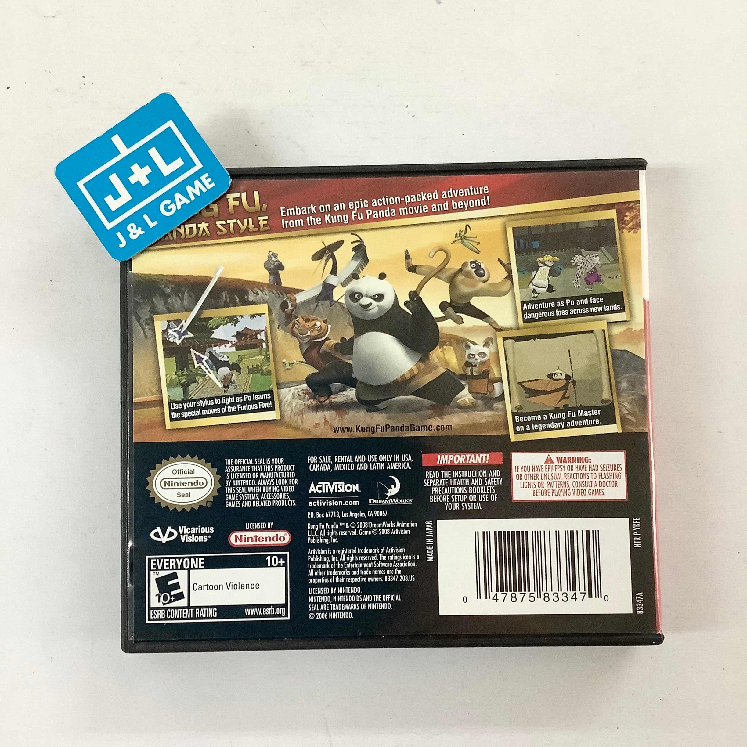 Kung Fu Panda - (NDS) Nintendo DS [Pre-Owned] Video Games Activision   