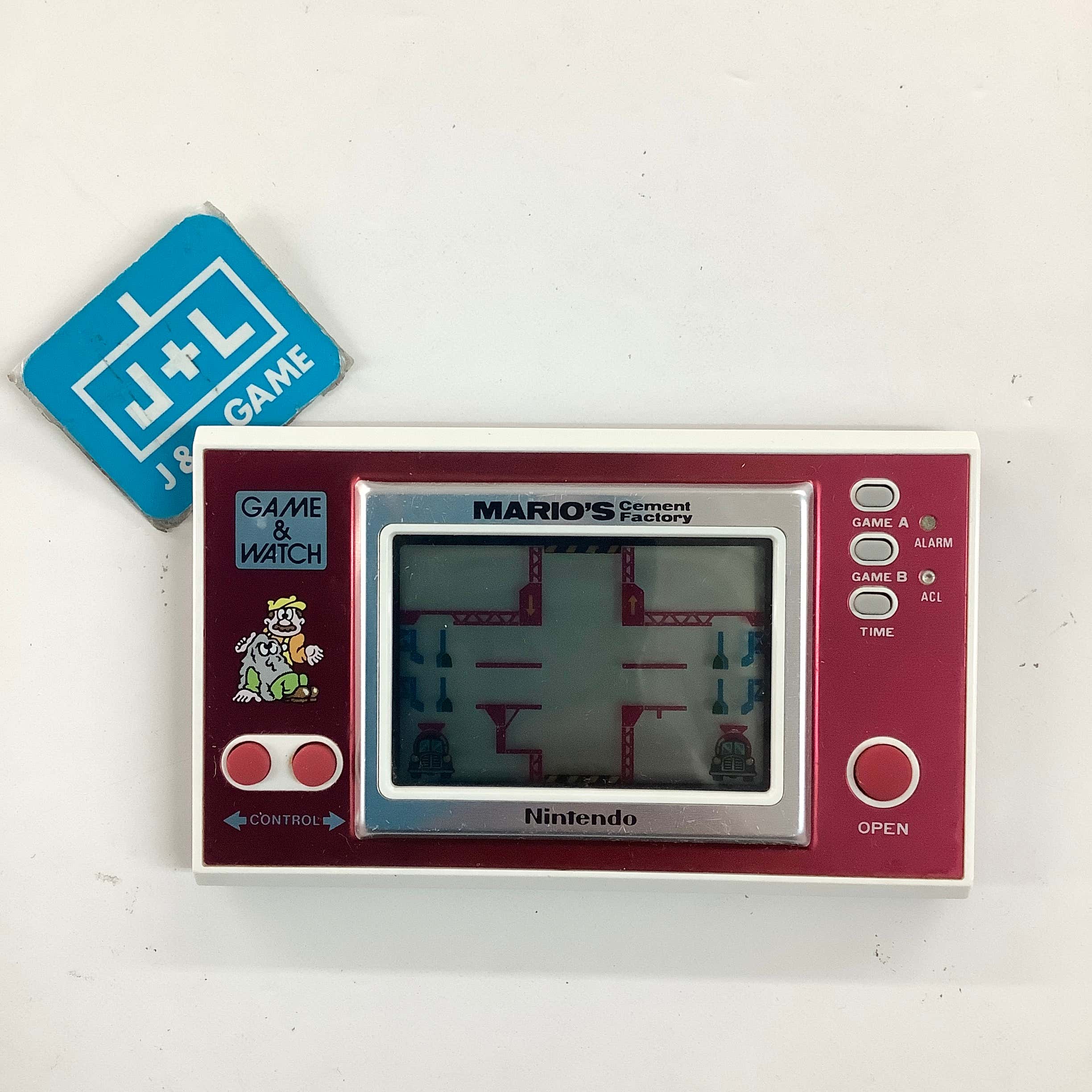 Nintendo Game & Watch: Mario's Cement Factory | J&L Game