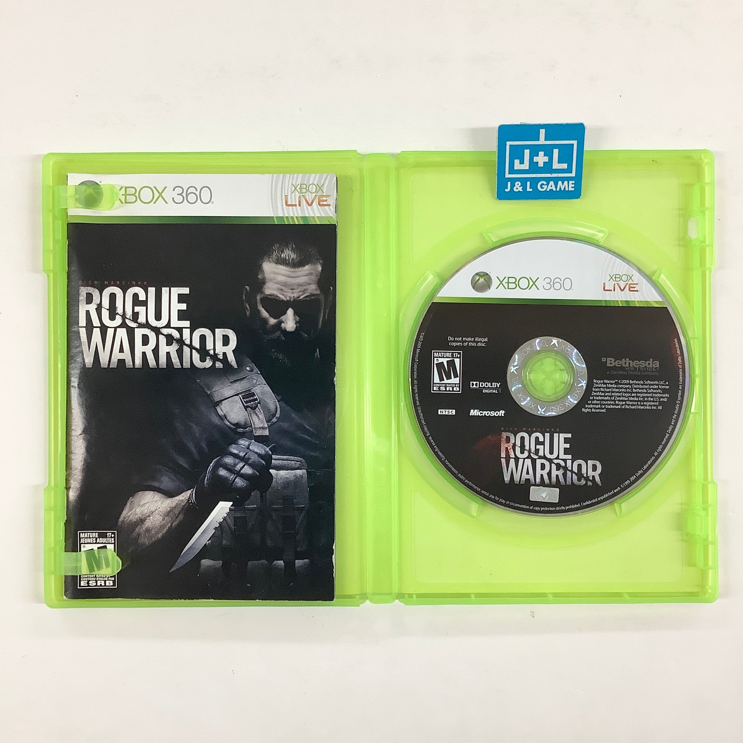 Rogue Warrior - Xbox 360 [Pre-Owned] Video Games Bethesda Softworks