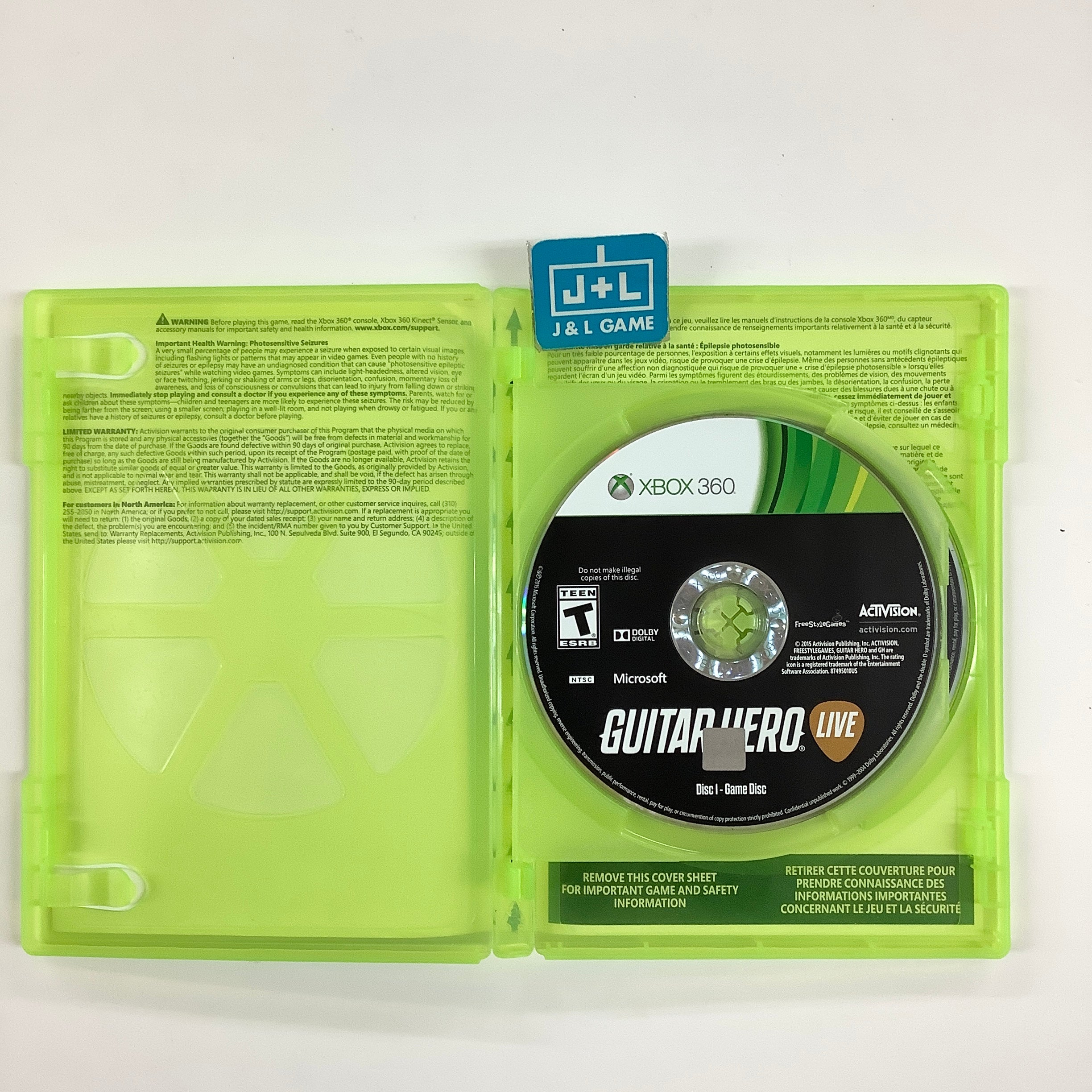 Guitar Hero Live (Game Only) - Xbox 360 [Pre-Owned] Video Games Activision