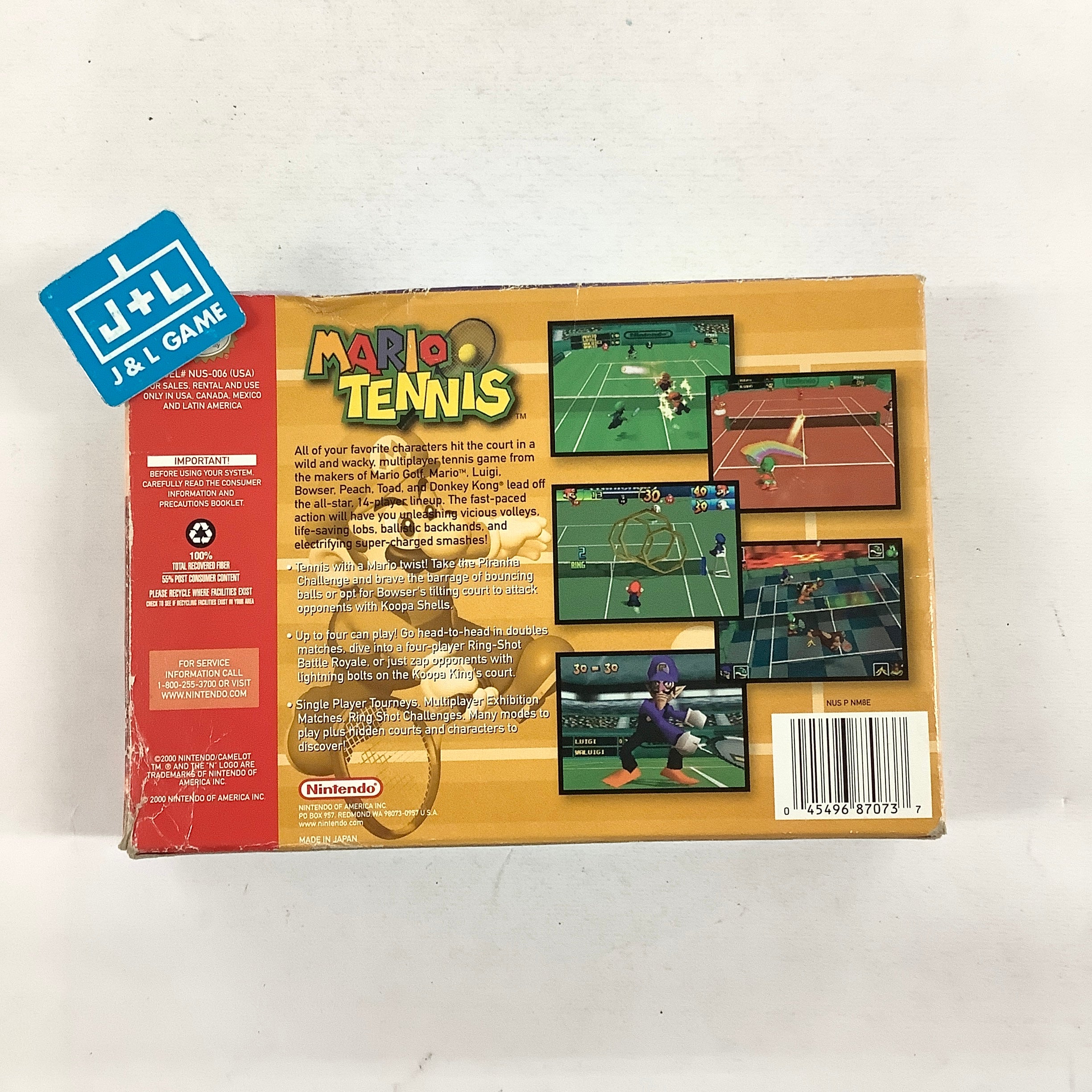 Mario Tennis - (N64) Nintendo 64 [Pre-Owned] Video Games Nintendo