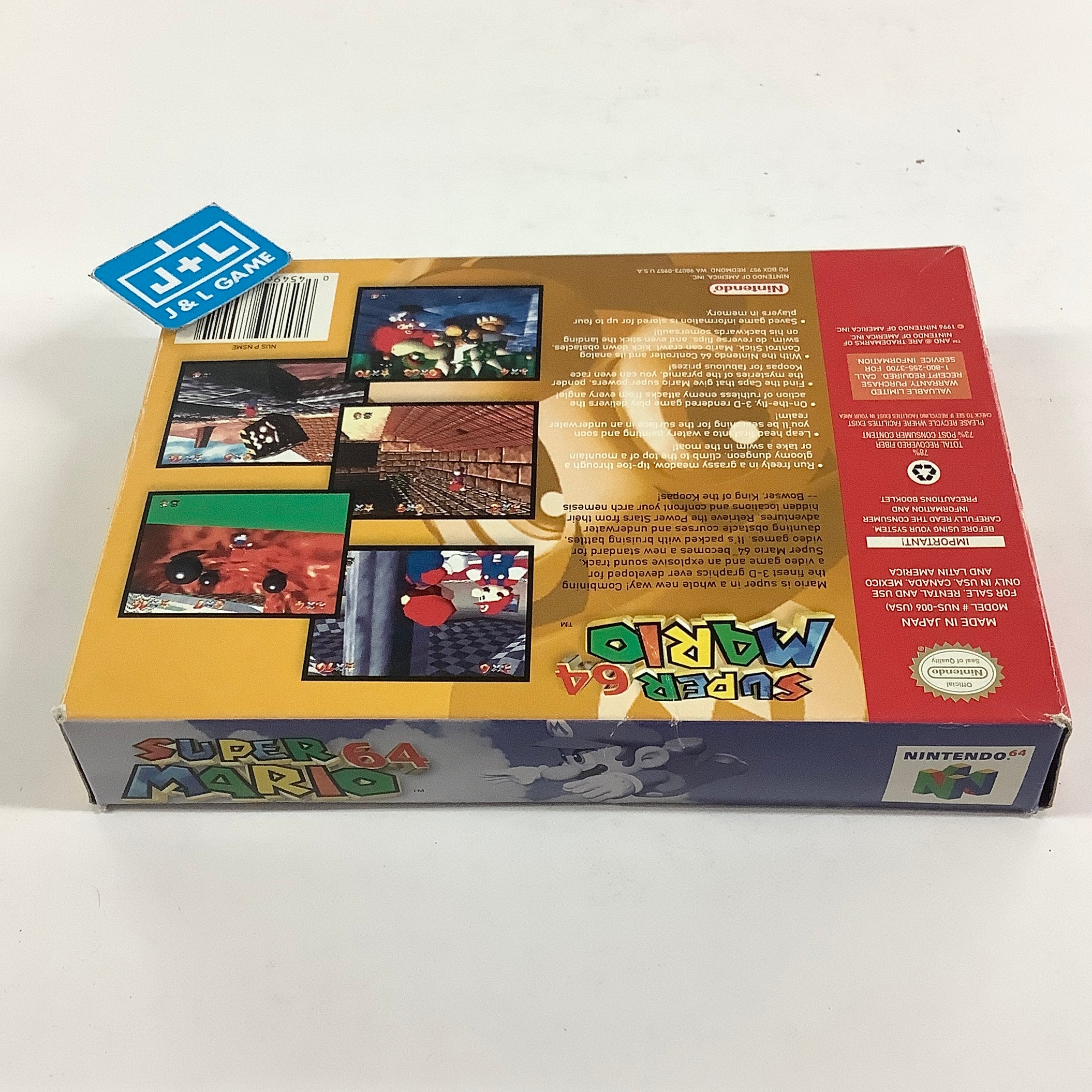 Super Mario 64 - (N64) Nintendo 64 [Pre-Owned] Video Games Nintendo