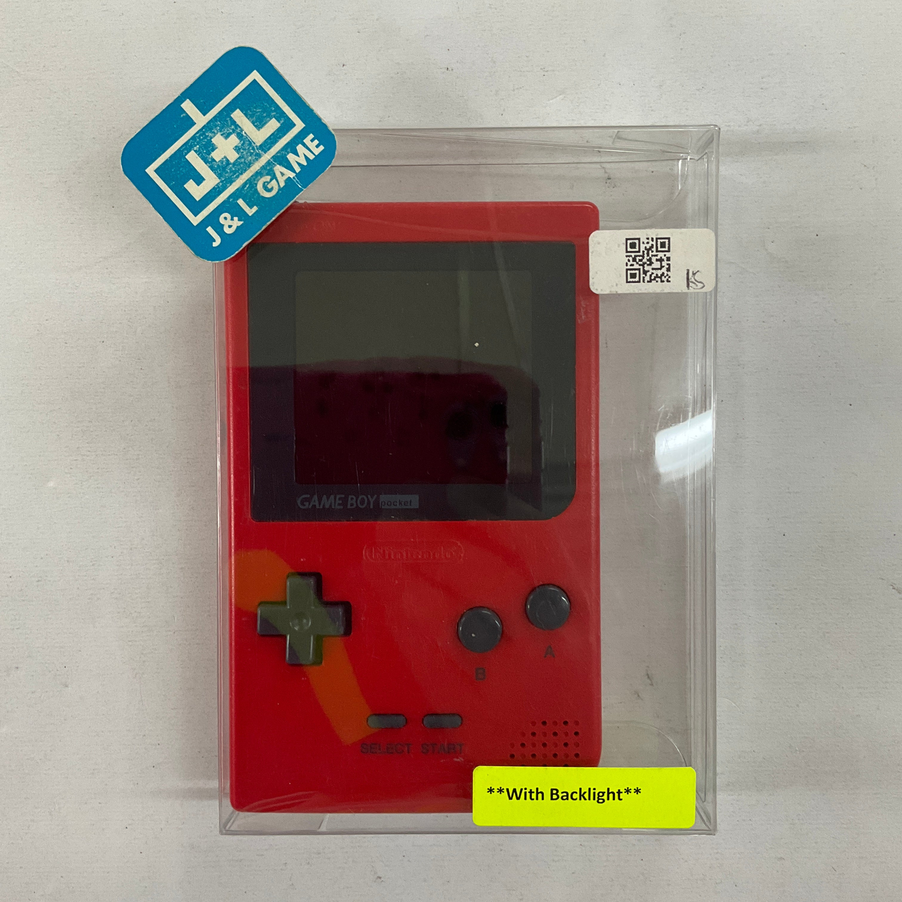 Nintendo Game Boy Pocket (Red with backlight) - (GBP) Game Boy Pocket [Pre-Owned] Consoles Nintendo   