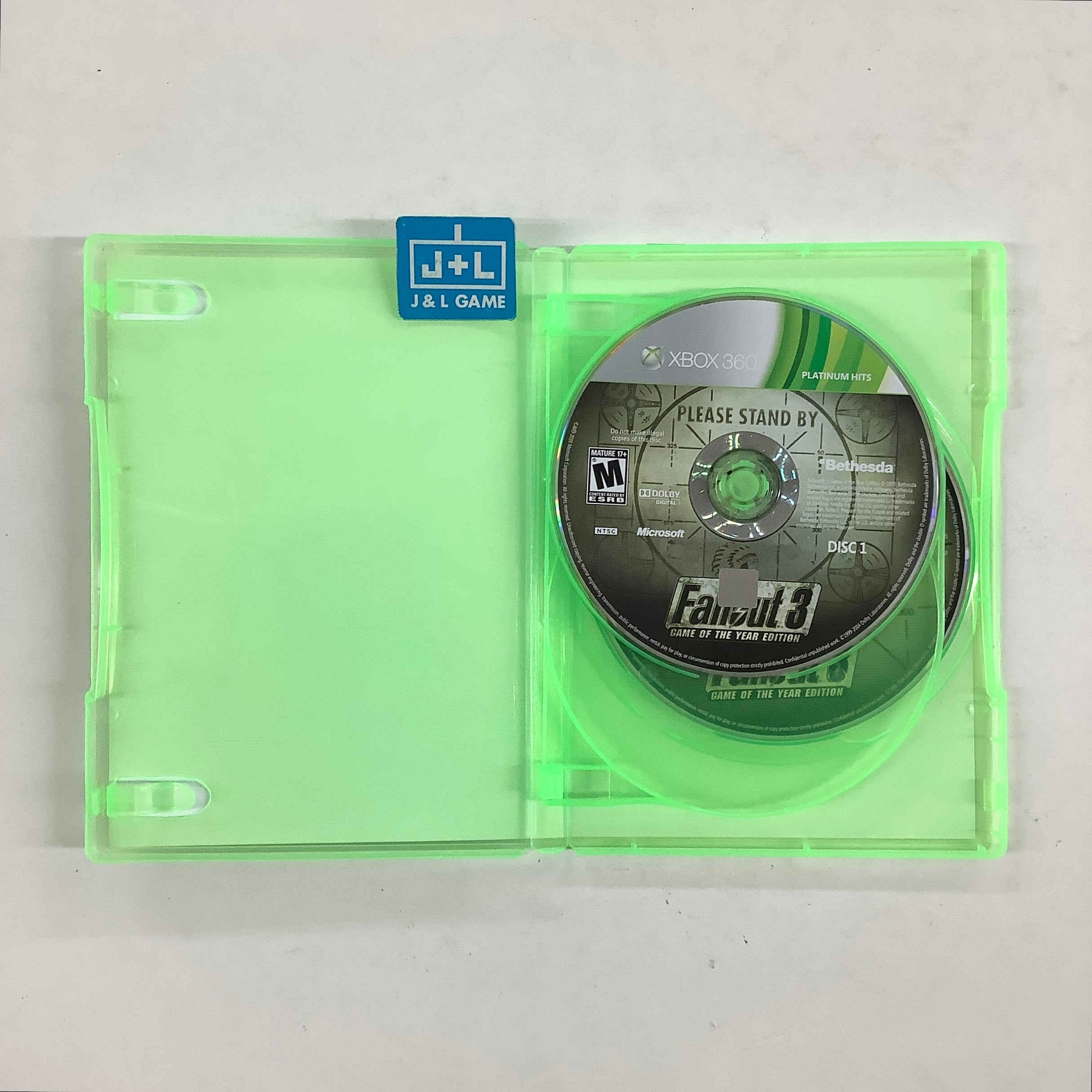 Fallout 3: Game of the Year Edition (Platinum Hits) - Xbox 360 [Pre-Owned] Video Games Bethesda Softworks