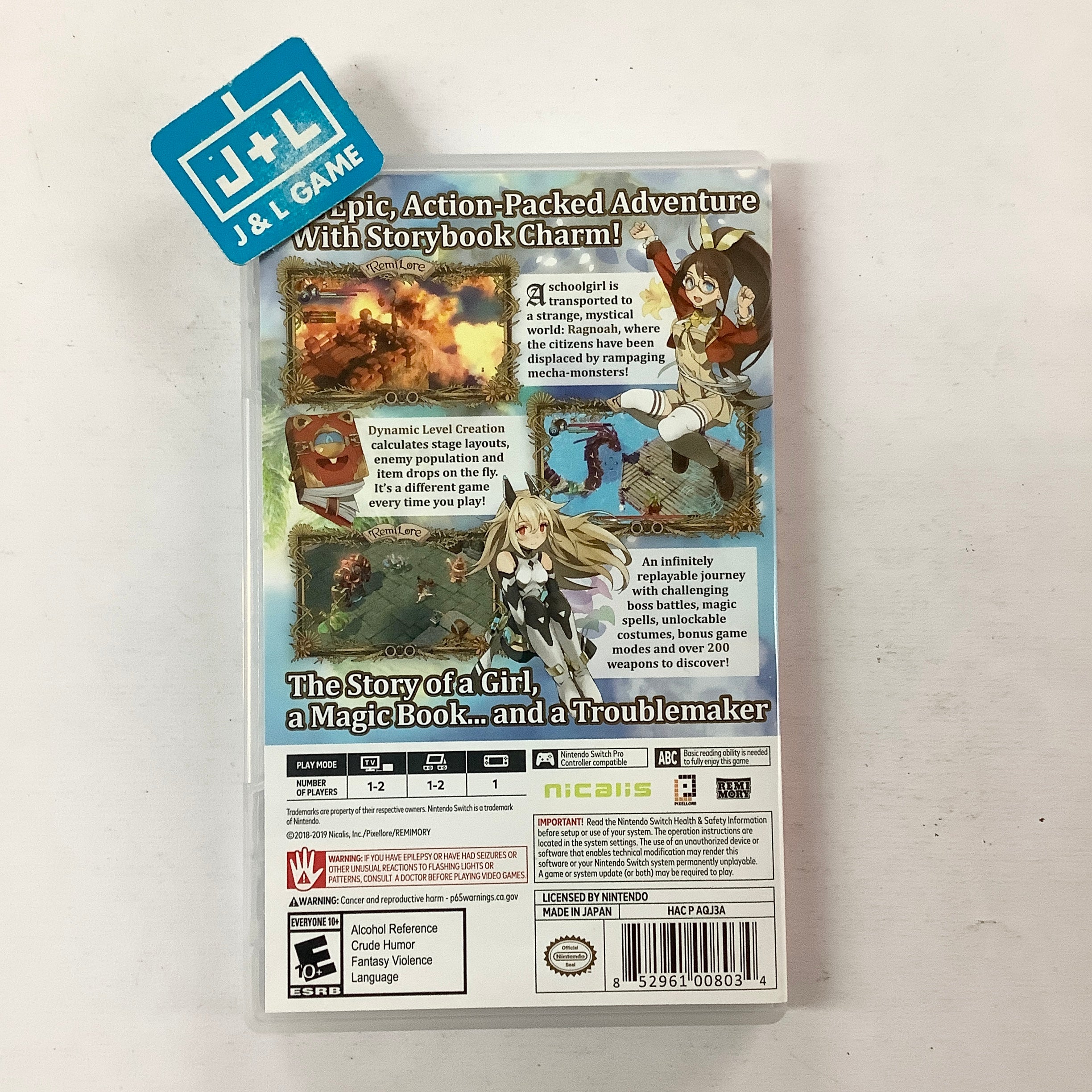 RemiLore: Lost Girl in the Lands of Lore - (NSW) Nintendo Switch [Pre-Owned] Video Games Nicalis   