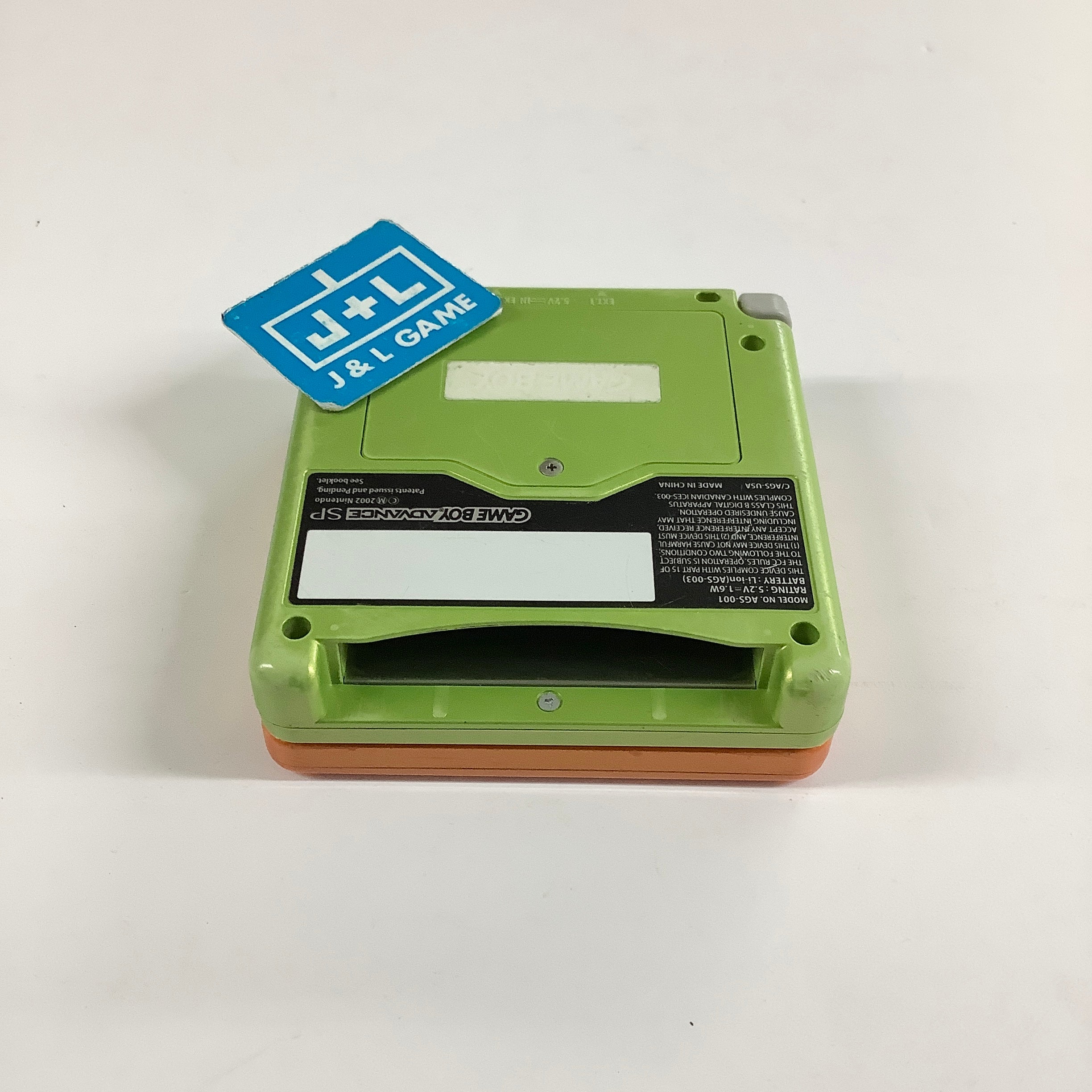 Nintendo Game Boy Advance SP Console AGS-001 (Spice Orange/Lime Green) - (GBA) Game Boy Advance SP [Pre-Owned]
