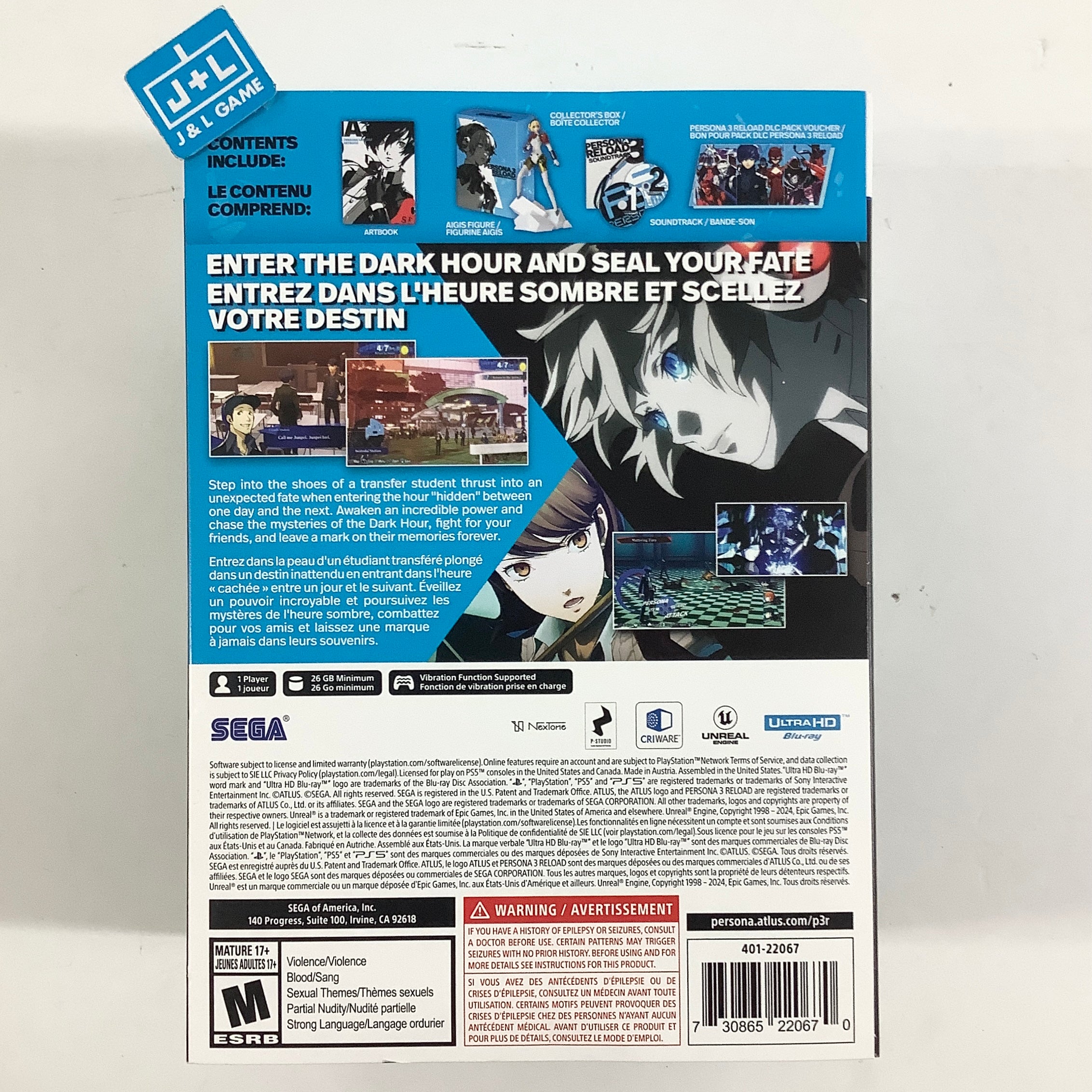 Persona 3 Reload (Aigis Edition) - (PS5) PlayStation 5 [Pre-Owned] Video Games SEGA