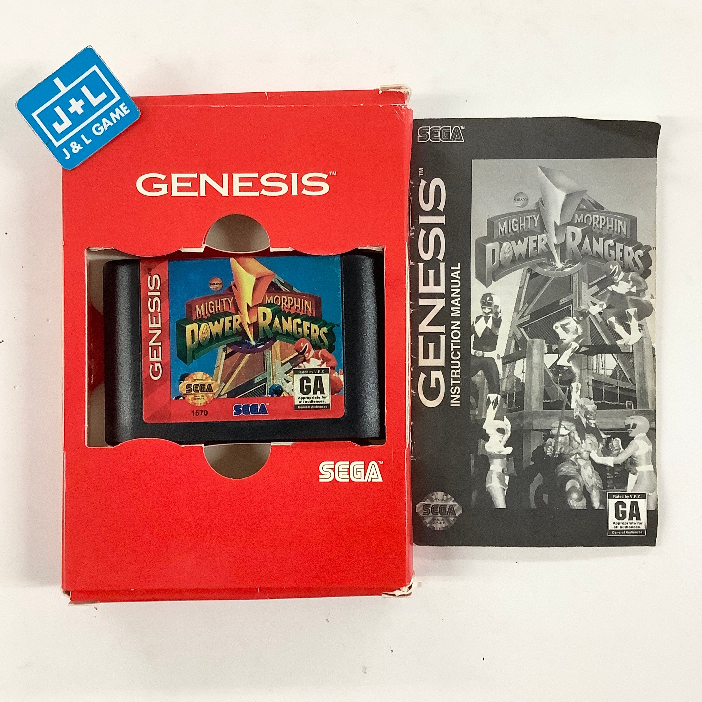 Mighty Morphin Power Rangers - (SG) SEGA Genesis [Pre-Owned] Video Games Sega