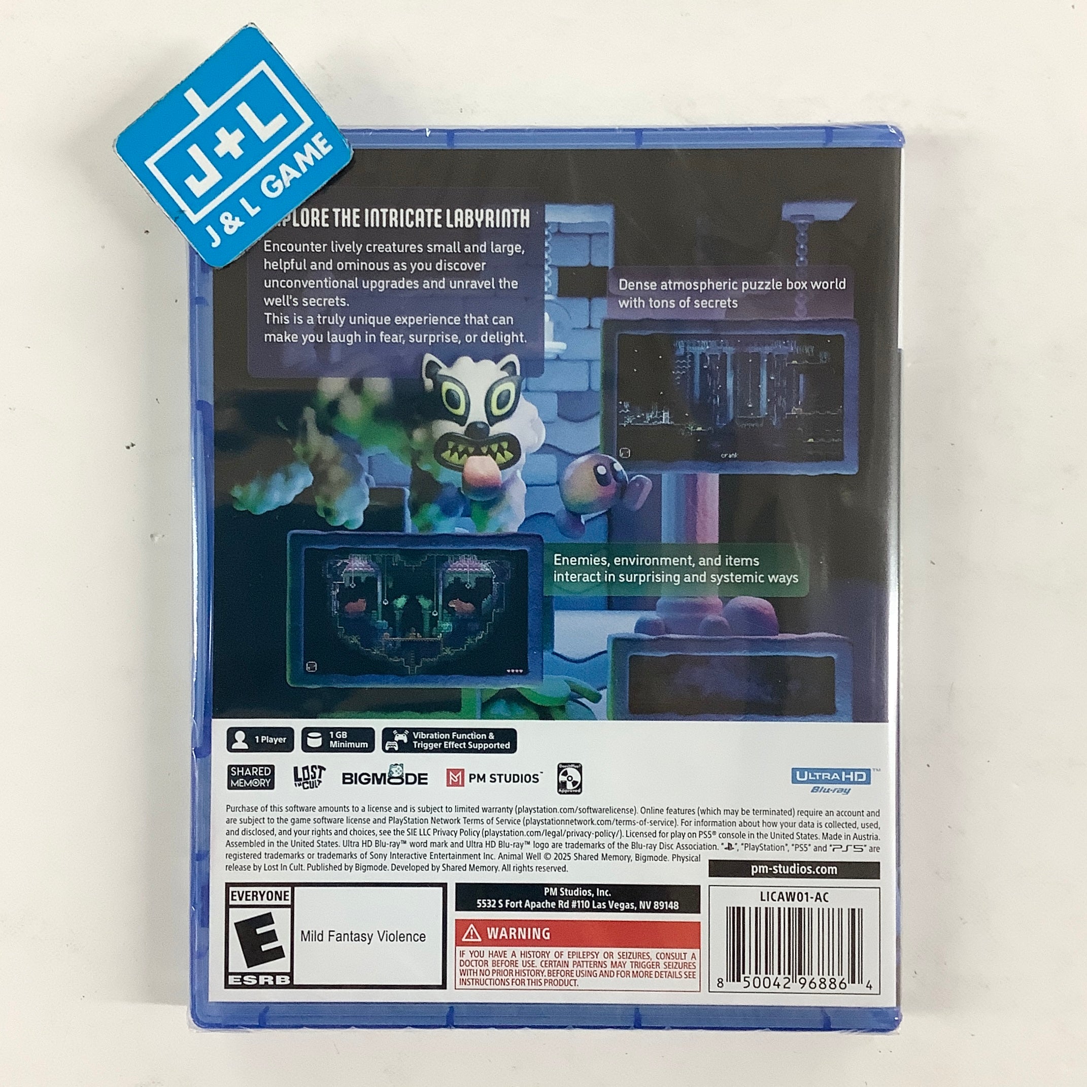 Animal Well - (PS5) Playstation 5 Video Games PM Studios