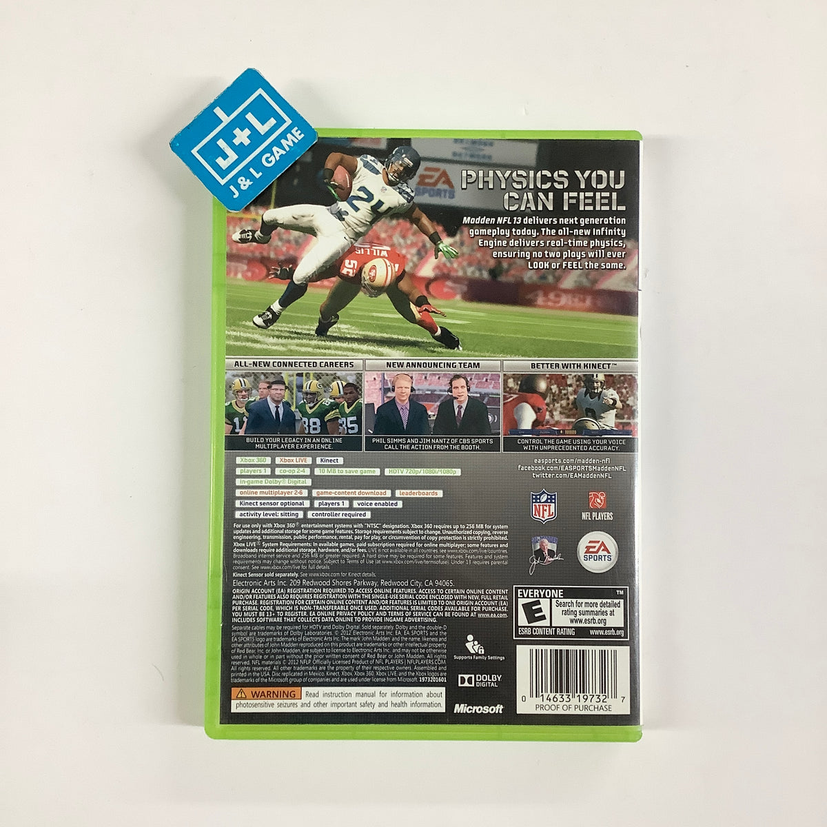 Madden NFL 13 - Xbox 360 [Pre-Owned] Video Games EA Sports