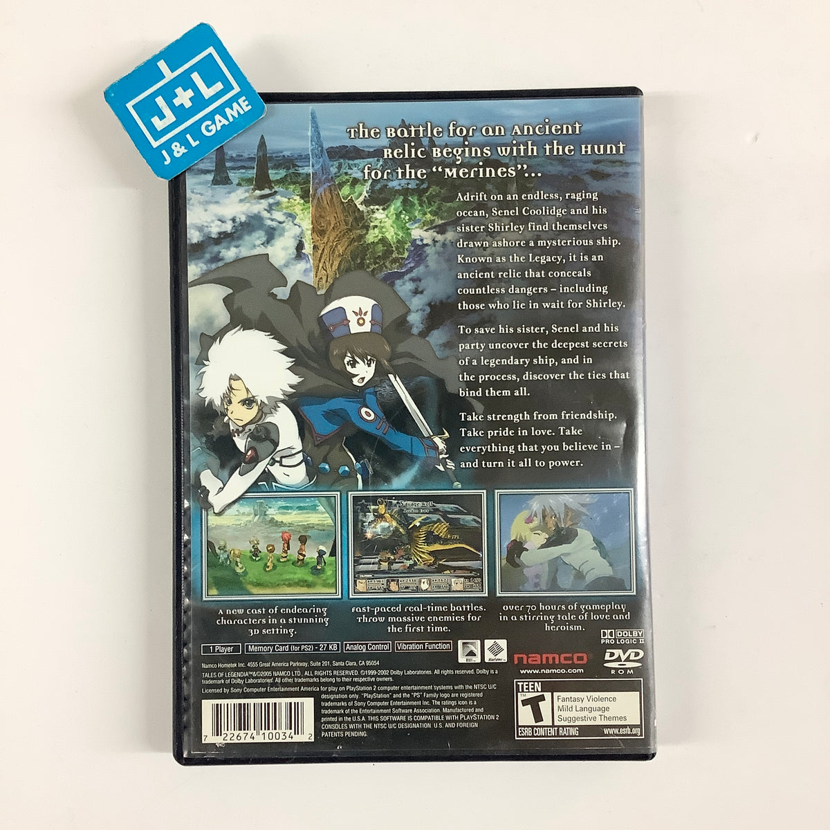 Tales of Legendia - (PS2) PlayStation 2 [Pre-Owned] Video Games Namco