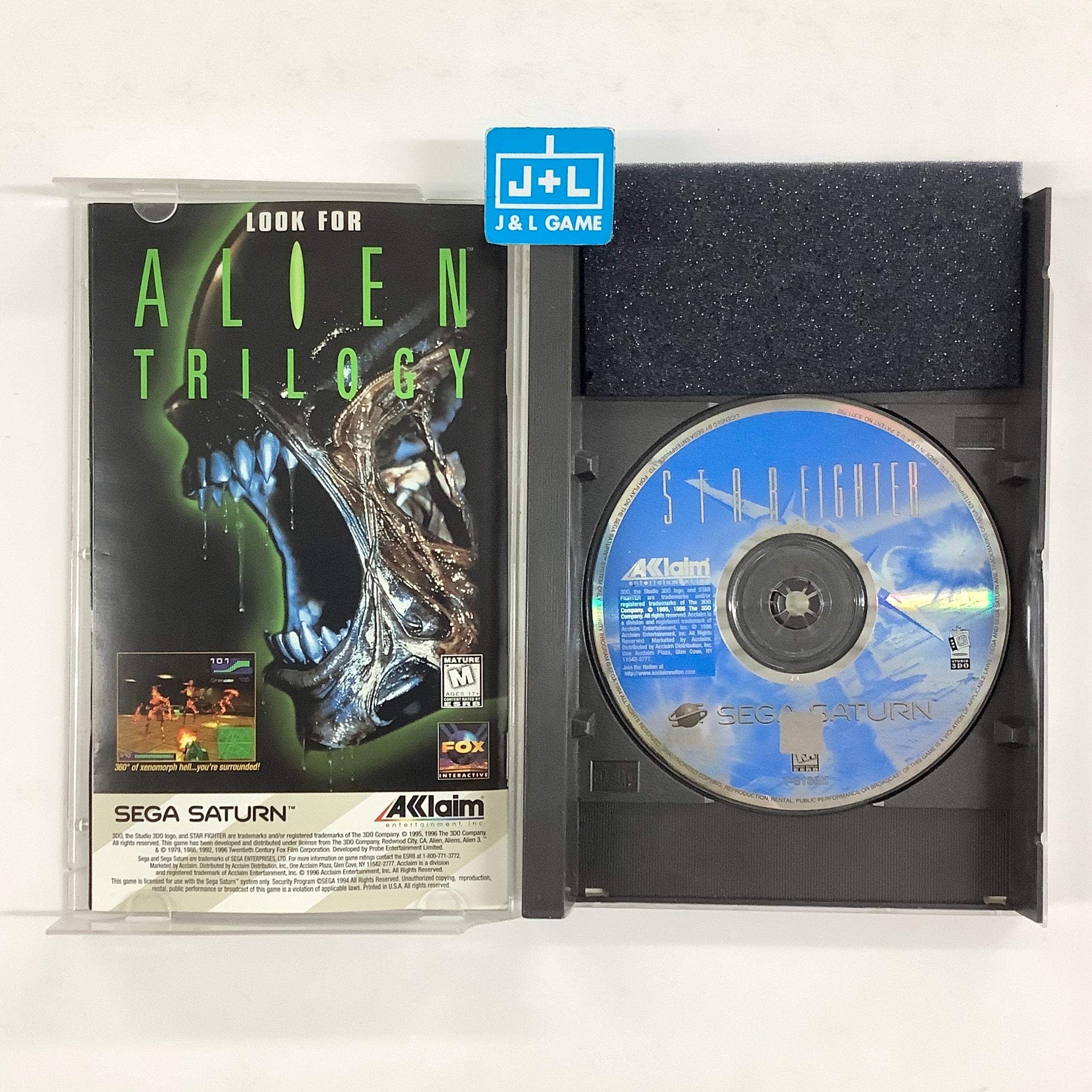 Star Fighter - (SS) SEGA Saturn [Pre-Owned] Video Games Acclaim