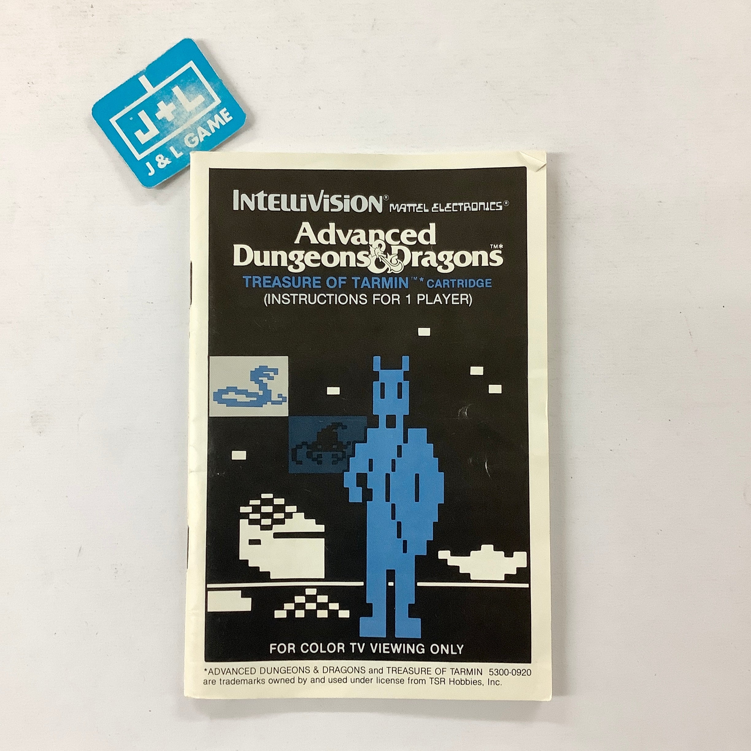 Advanced Dungeons & Dragons: Treasure of Tarmin - (INTV) Intellivision [Pre-Owned] Video Games Mattel   