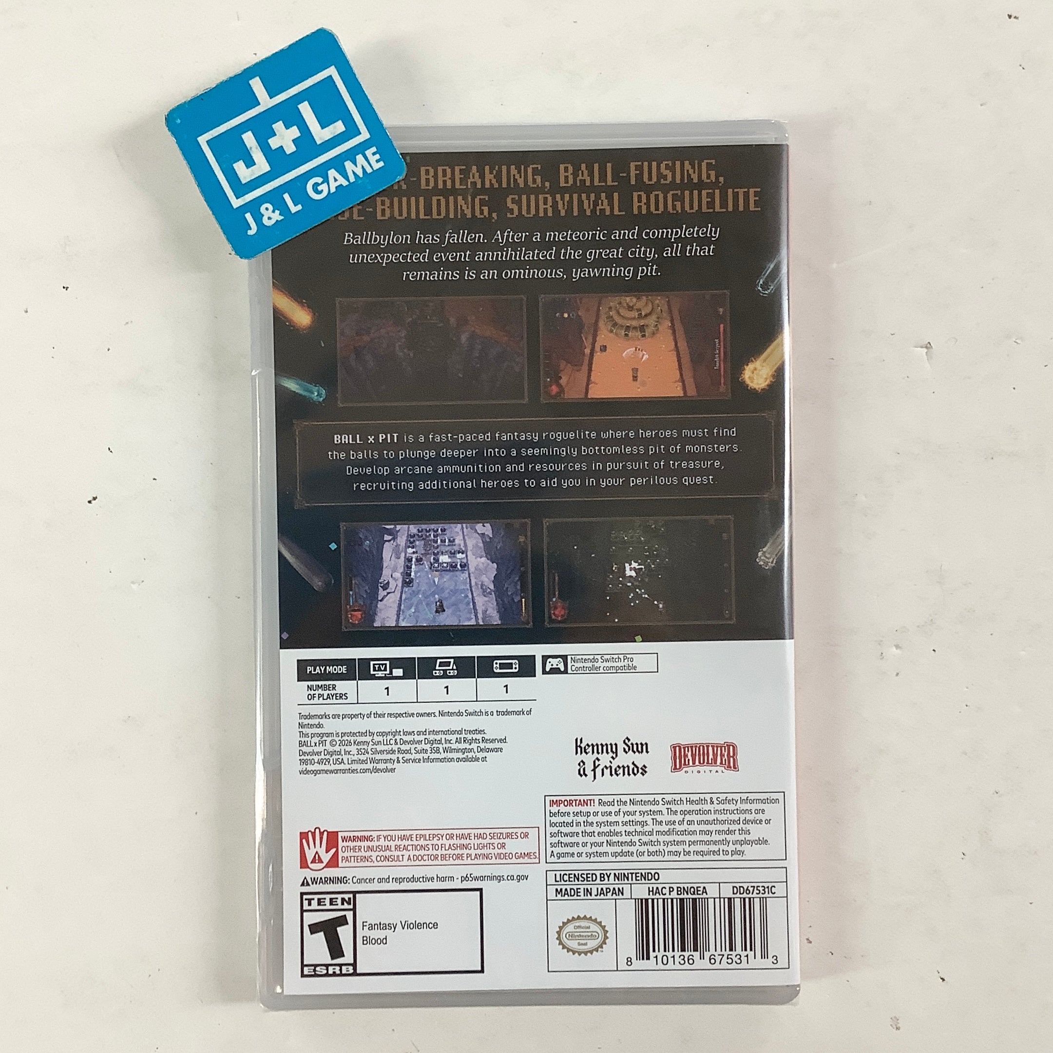 BALL x PIT - (NSW) Nintendo Switch Video Games Devolver Digital