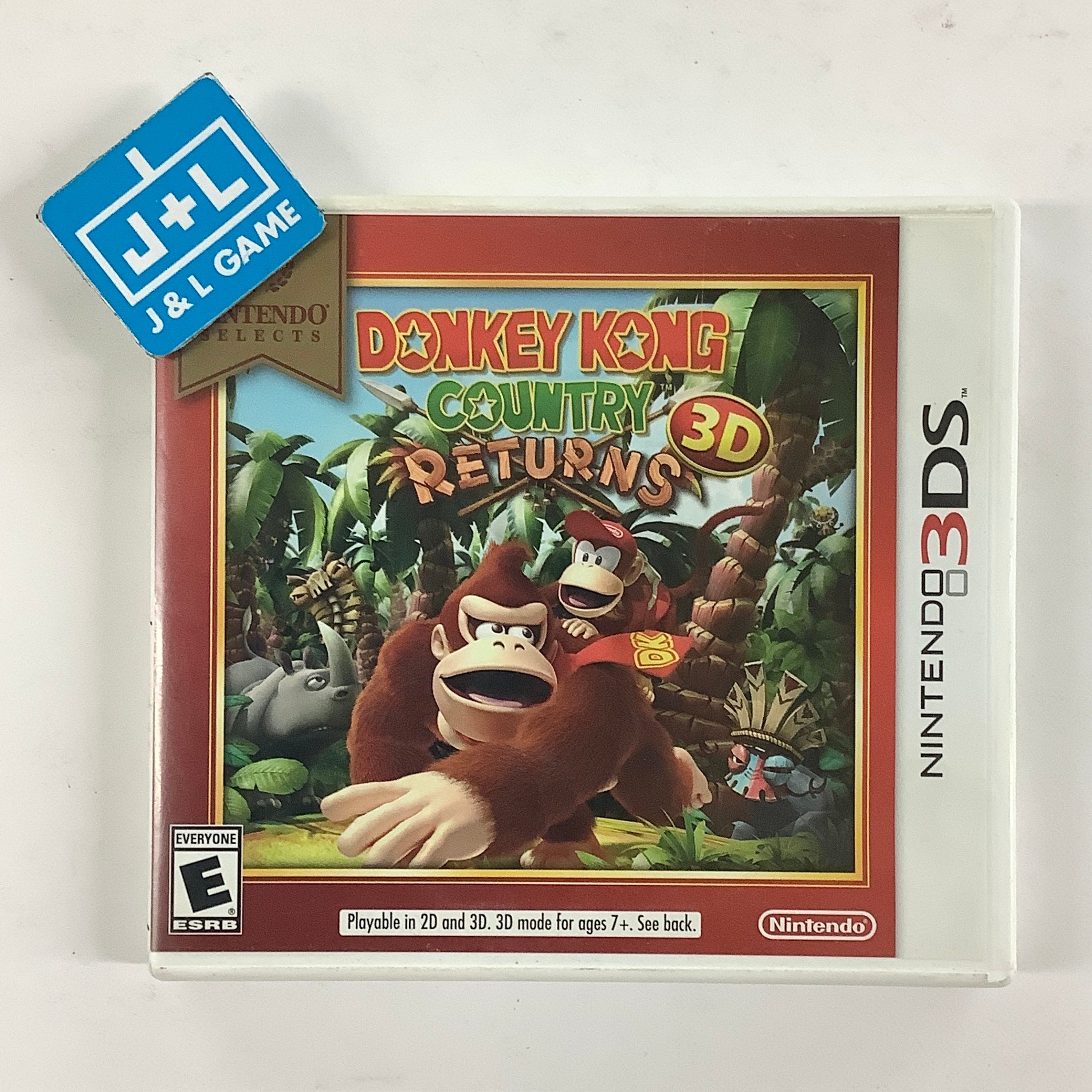 Donkey Kong Country Returns 3D (Nintendo Selects) - Nintendo 3DS [Pre-Owned] Video Games Nintendo