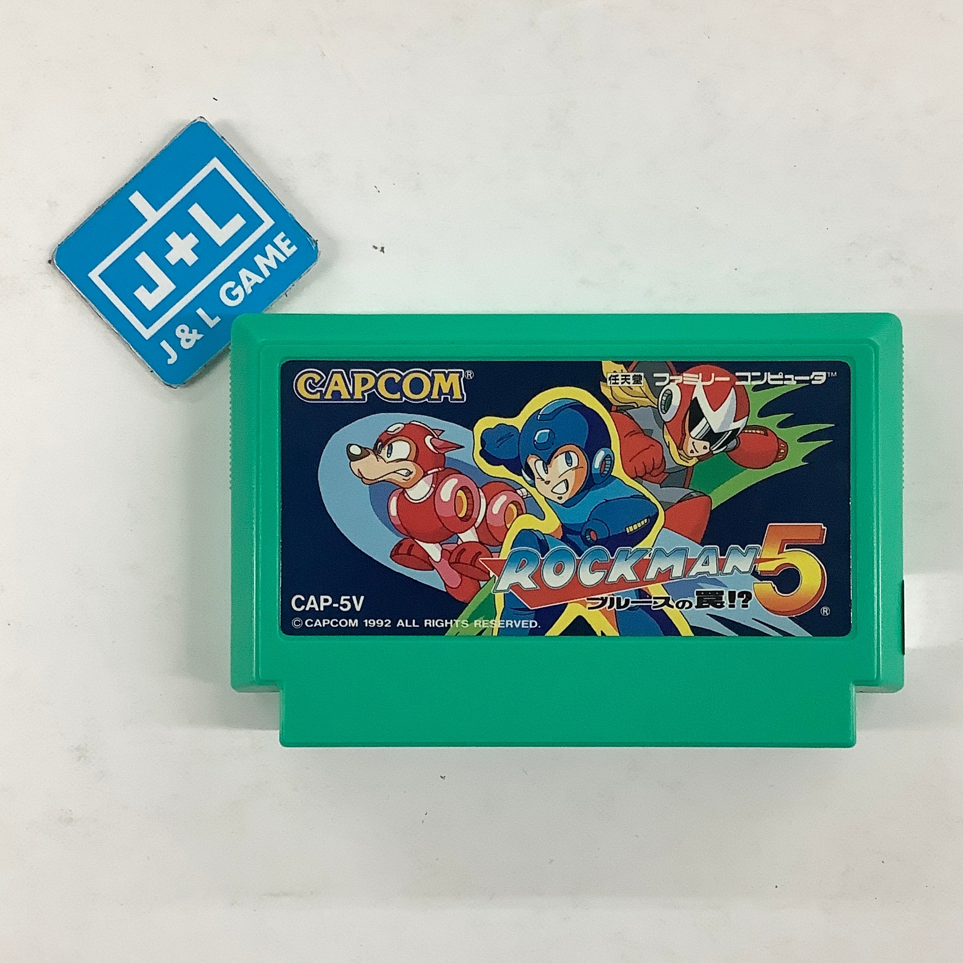 RockMan 5: Blues no Wana!? - Nintendo Famicom (Japanese Import) [Pre-Owned] Video Games Capcom