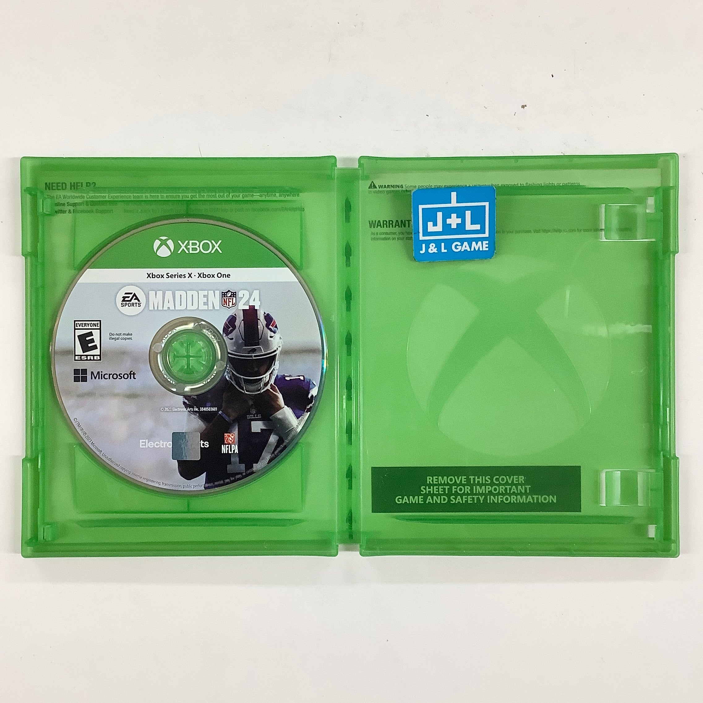 Madden NFL 24 - (XSX) Xbox Series X & (XB1) Xbox One [Pre-Owned] Video Games Electronic Arts